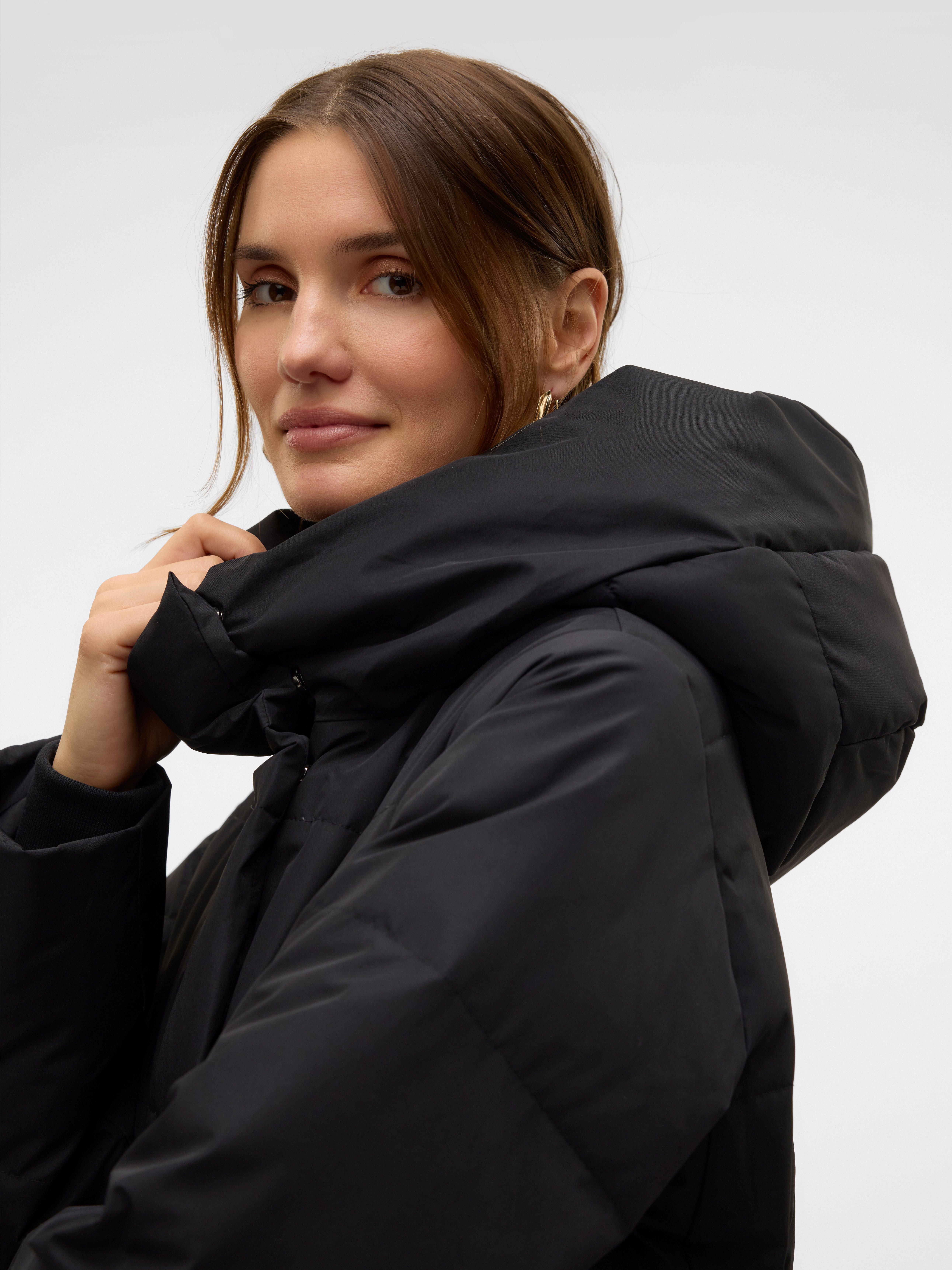 Vero Moda Steppmantel VMLEONIE LONG DOWN COAT GA NOOS