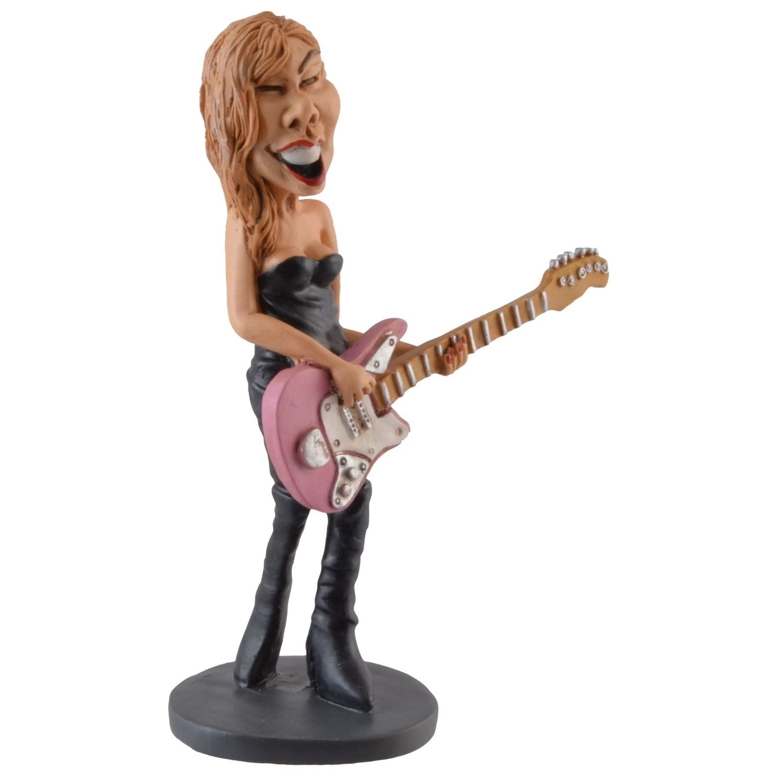 Vogler Dekofigur Karikaturfigur Comical Taylor mit Gitarre handbemalt 12 cm