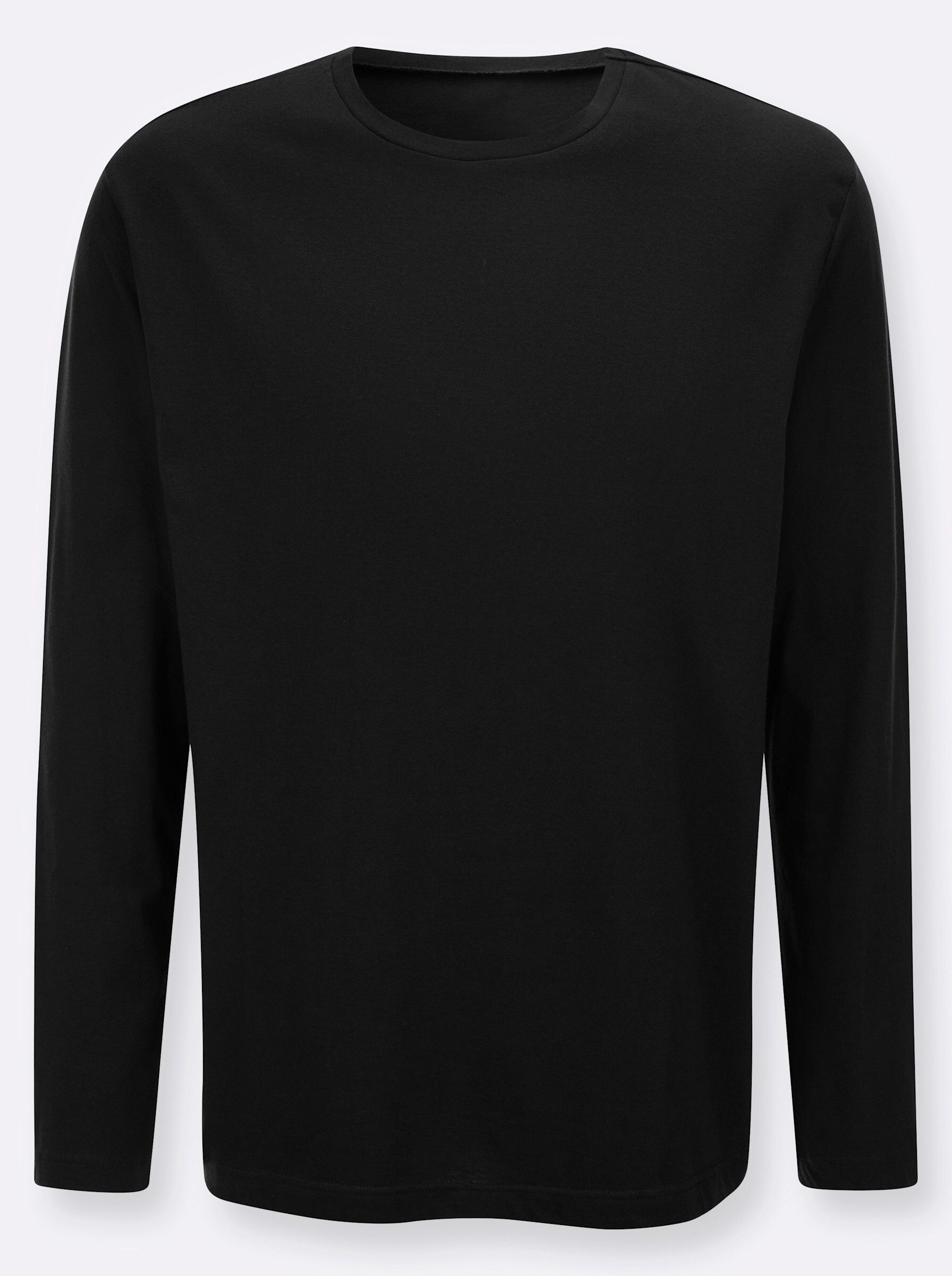 Sieh an! T-Shirt Rundhals-Shirt Langarm