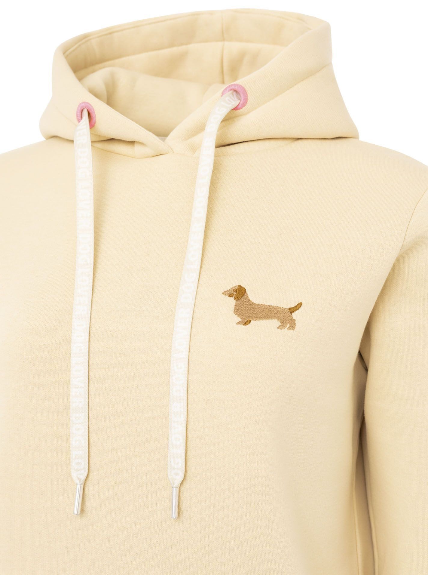 Zwillingsherz Hoodie "Kleiner Dackel" "Dackel"-Stickerei, bedruckter Kordel günstig online kaufen