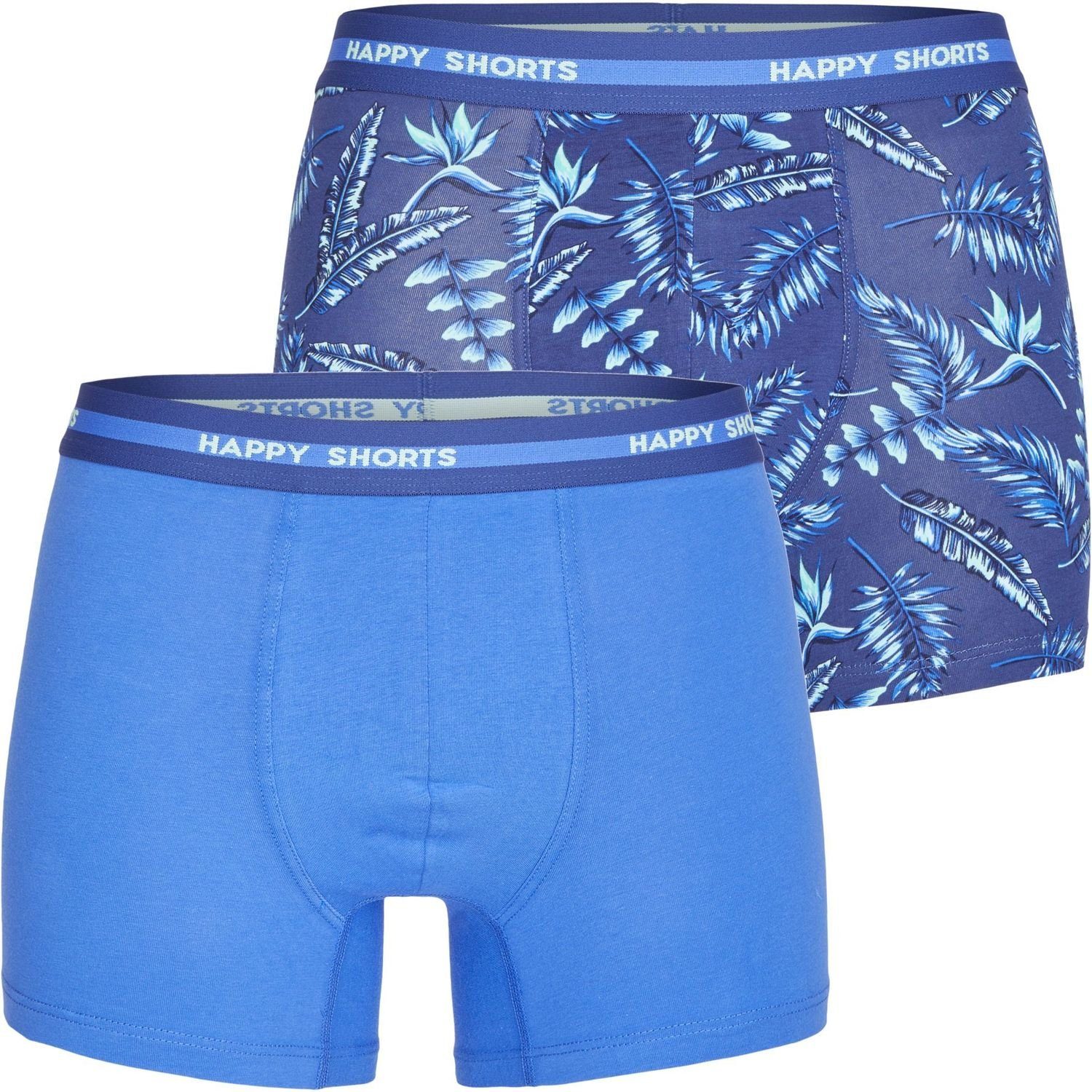 HAPPY SHORTS Trunk 2 Happy Shorts Pants Jersey Trunk Herren Boxershorts Dschungel - jungle (1-St)