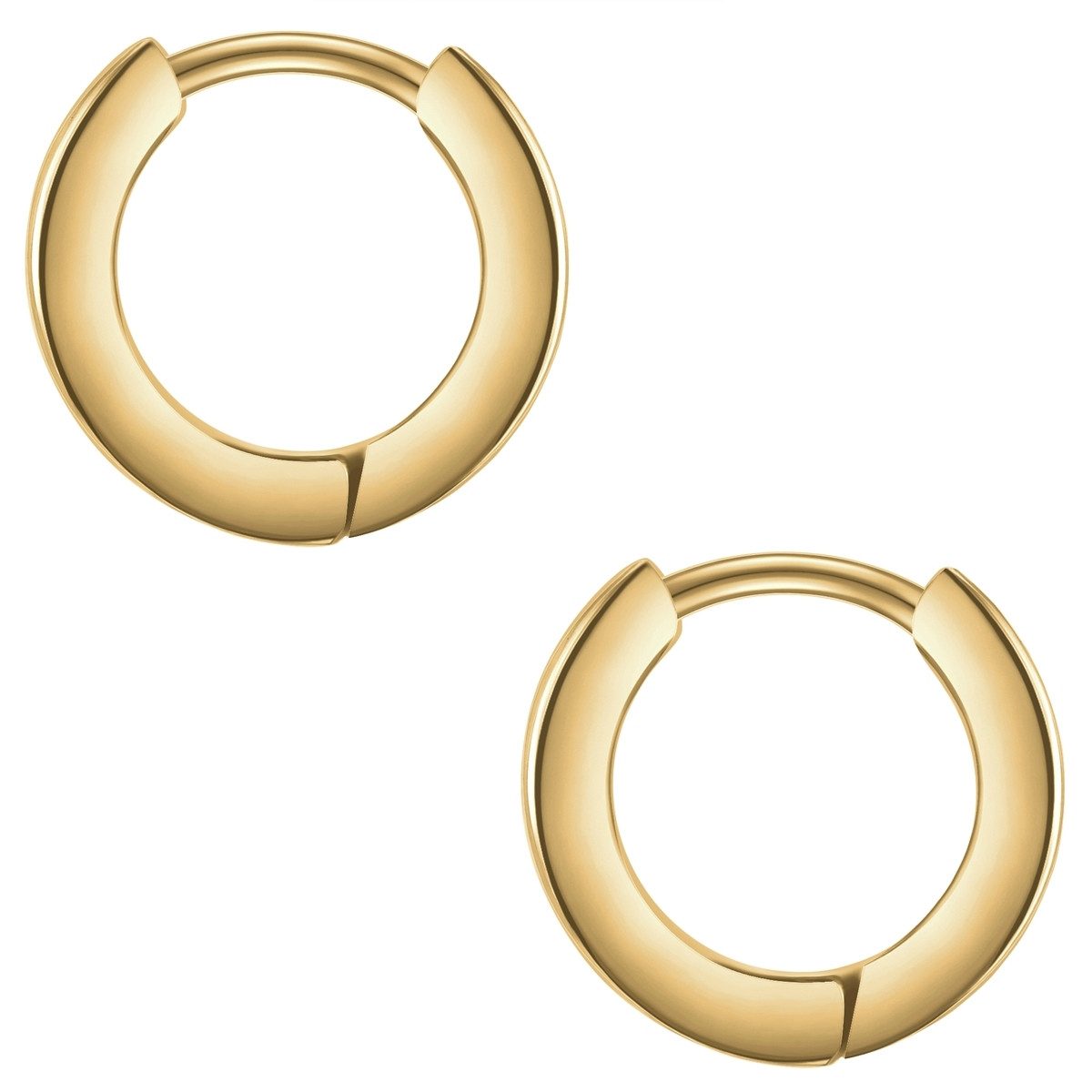 True Rebels Paar Creolen gelbgold