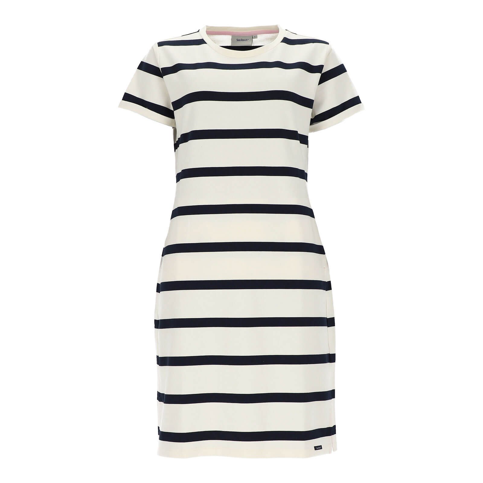 Sea Ranch Shirtkleid Ria Damen Kleid Ria mit Streifen - Gestreiftes Kurzarm-Kleid mit Rundhals
