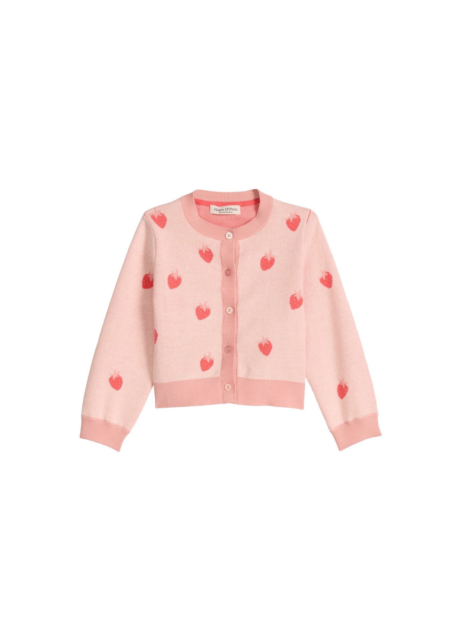 Marc O'Polo Cardigan mit Erdbeermuster