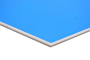 Mosani Fliesenaufkleber 10 Stück Selbstklebende Wandfliesen Hexagon Vinyl Fliesen 0,2m² blau (Set, 10-teilig), Spritzwasserbereich geeignet, Küchenrückwand Spritzschutz