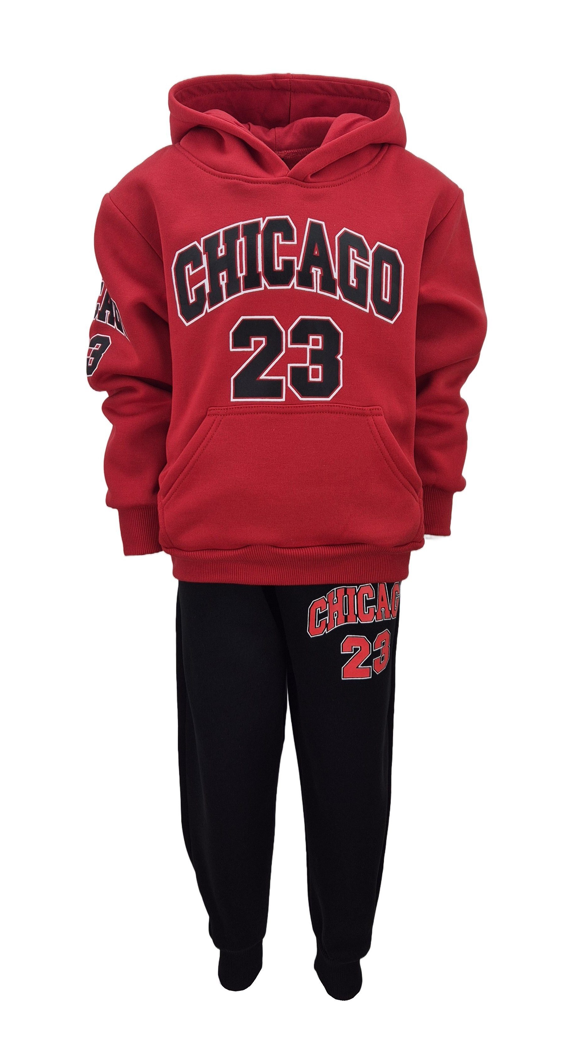 Hessis Freizeitanzug Kinder Jogginganzug – warm & bequem jf125 (Set, Hoddie mit Jogginghose)