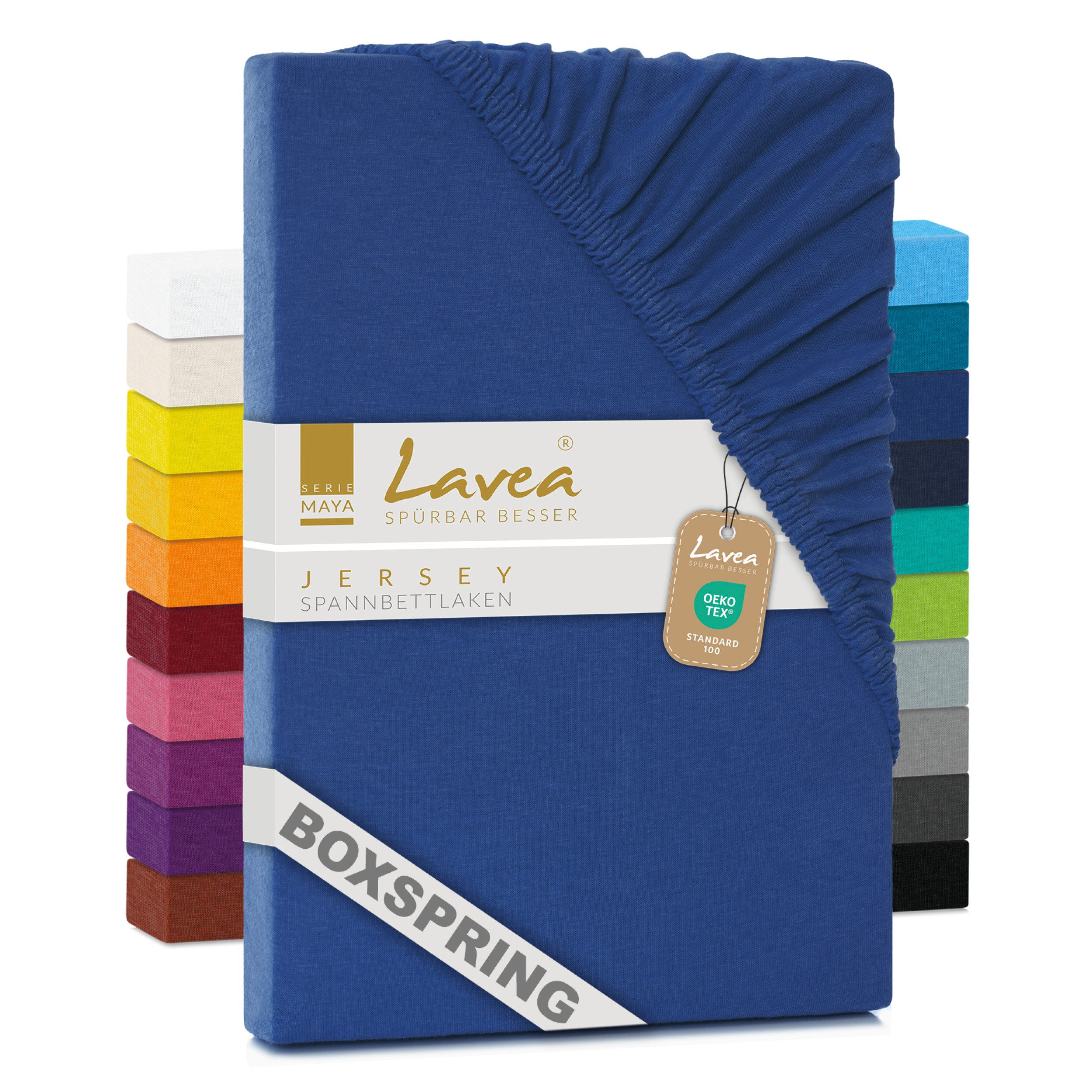Lavea Spannbettlaken Maya, in Gr. 60x140, 90x200, 120x200, 140x200, 180x200 günstig online kaufen