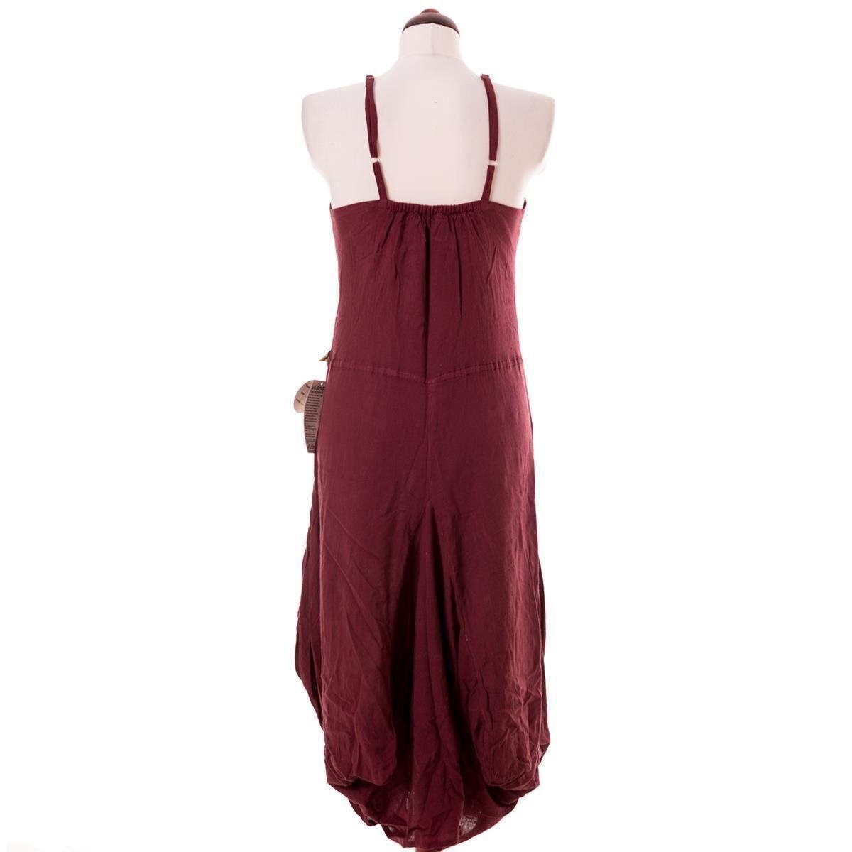 Vishes Ballonkleid Lagenlook Ballonkleid mit verstellbaren Trägern Hippie, Goa, Ethno Elfen Style