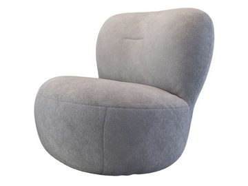 MIRJAN24 Sessel Marlie, Drehbare Basis 25 mm, Rücken auch überzogen
