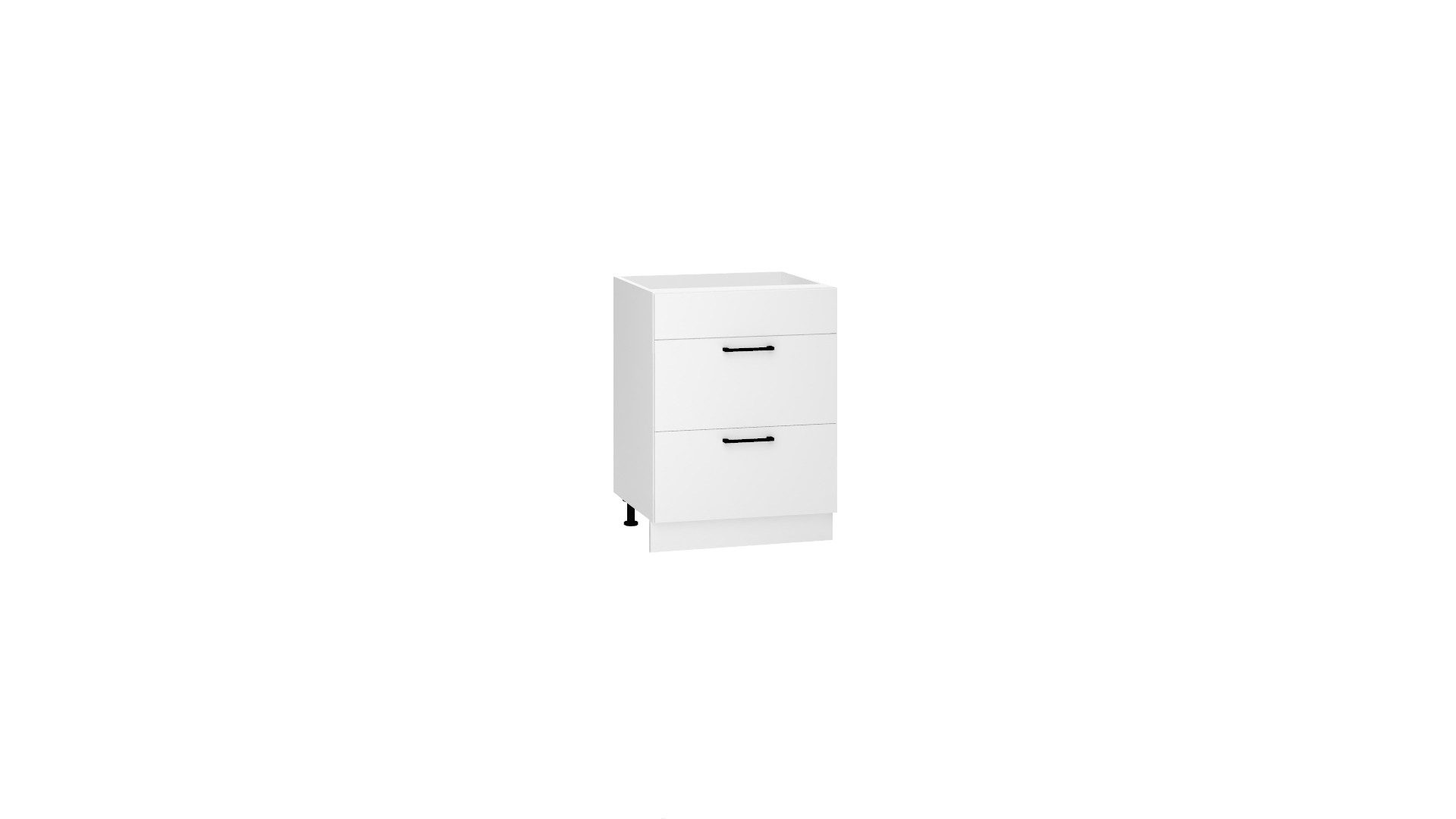 ROYAL24_MARKT Unterschrank D60PC S/2 - Dnoria - Praktisch und organisiert für Ihre Küche (Küchen Unterschrank, 1-St., Premium - Dnoria) Premium - Modern - Exzellent