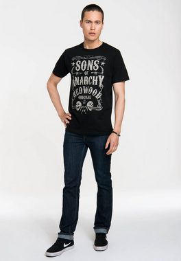 LOGOSHIRT T-Shirt Sons of Anarchy Redwood Original mit Sons of Anarchy-Print