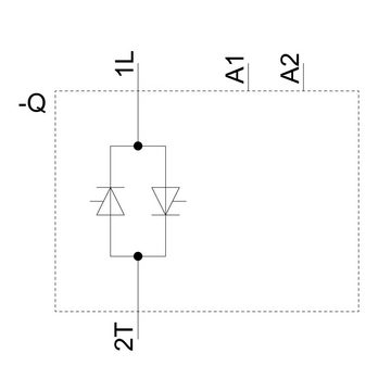 SIEMENS Zeitrelais Siemens Halbleiterrelais 3RF20501AA22 50 A Schaltspannung (max): 230, (3RF2050-1AA22)