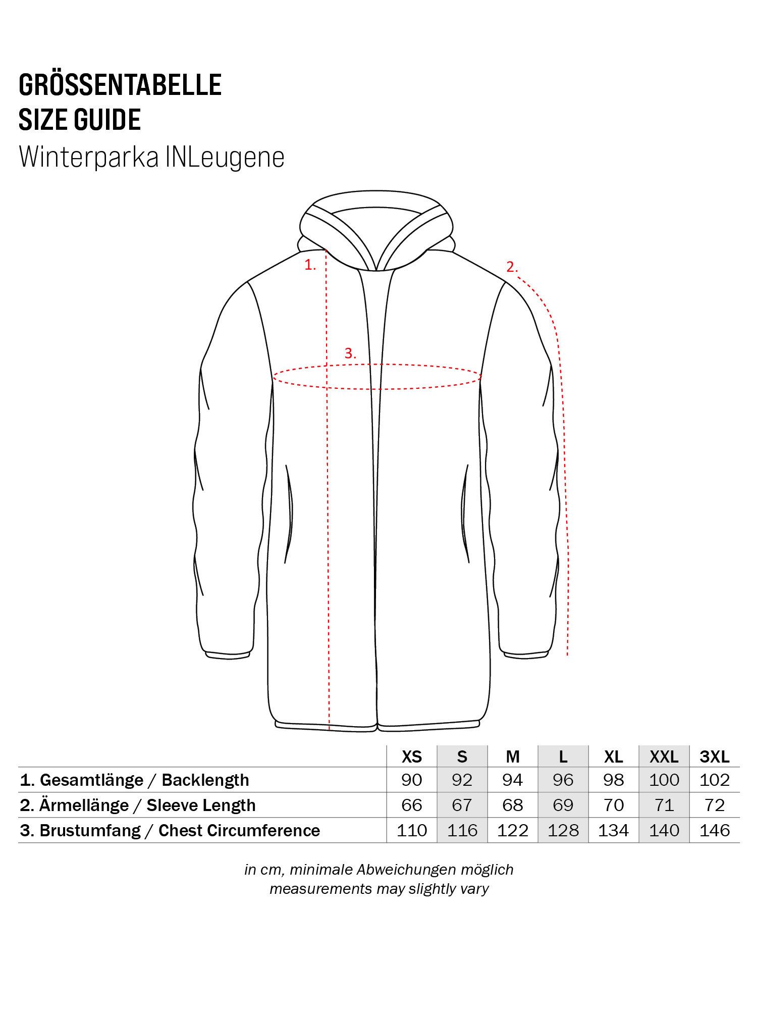 Indicode Parka Herren Leugene Herrenparka Herrenjacke