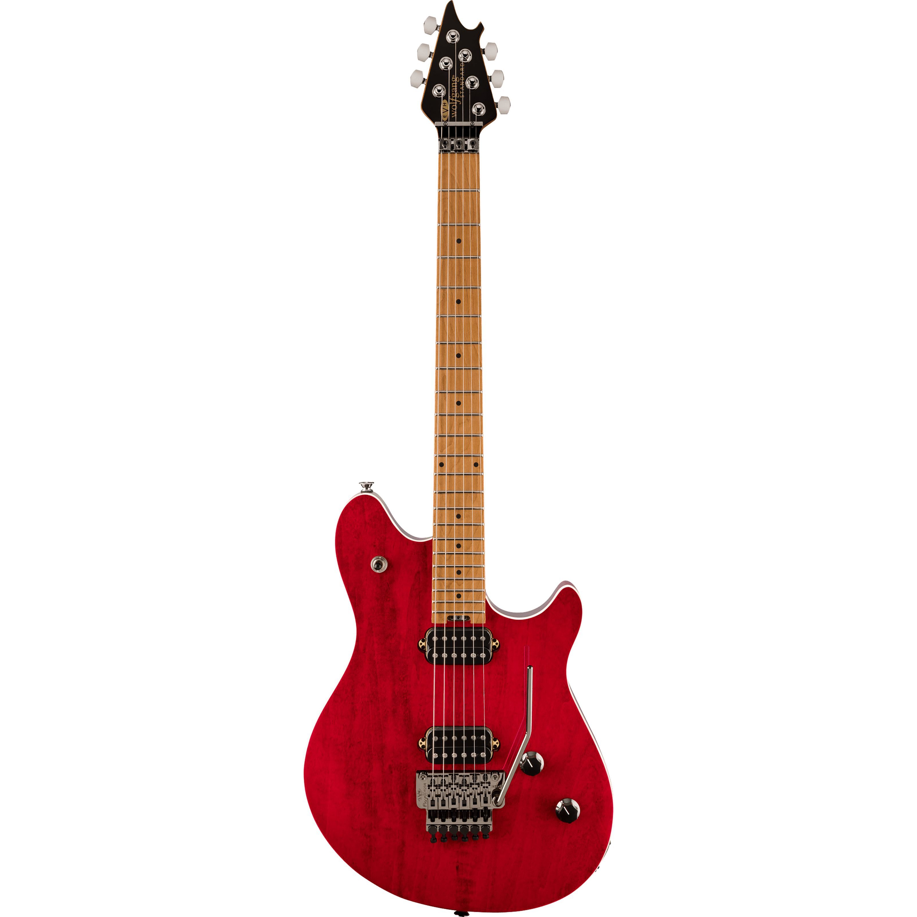 EVH E-Gitarre, E-Gitarren, Andere Modelle, Wolfgang WG Standard Quilt Maple Wine Red - E-Gitarre
