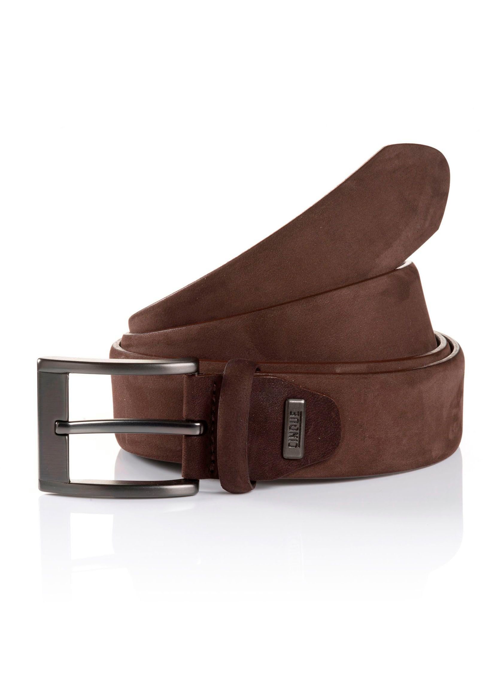 Cinque Ledergürtel TORTOLI Veloursleder-Optik günstig online kaufen