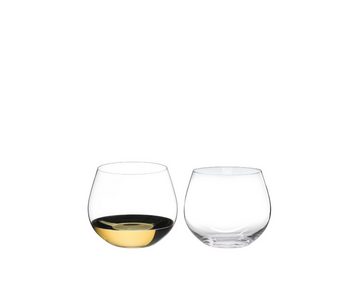 RIEDEL THE WINE GLASS COMPANY Weißweinglas Riedel O Wine Tumbler im Fass Gereifter Chardonnay 2er Karton, Glas