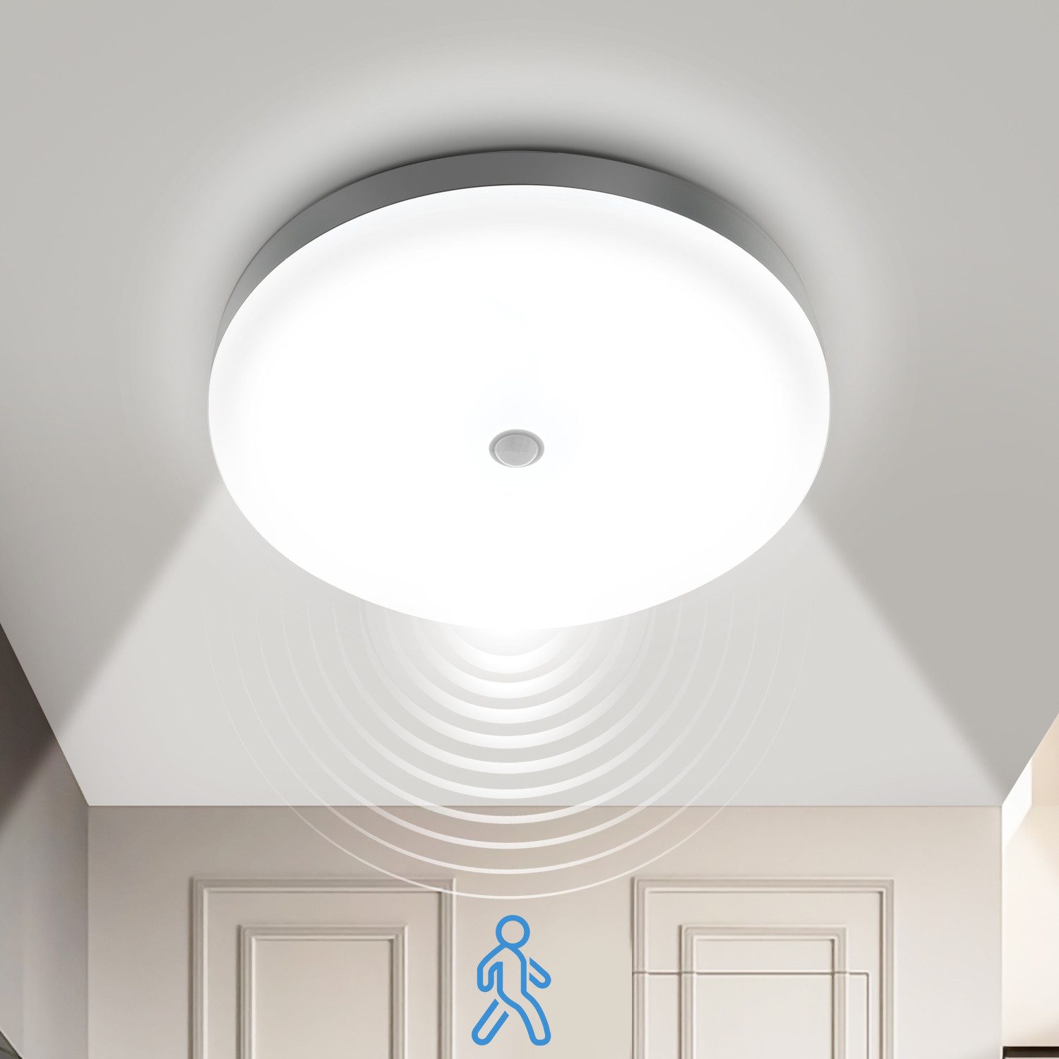 OULENBIYAR Deckenleuchte LED Deckenleuchte mit Bewegungsmelder günstig online kaufen