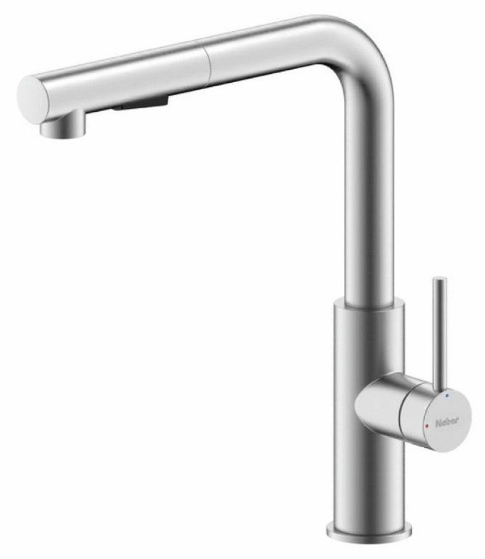 Naber Küchenarmatur Einhebelmischer Servizio Namor 4 Edelstahl, Hochdruck 5025007