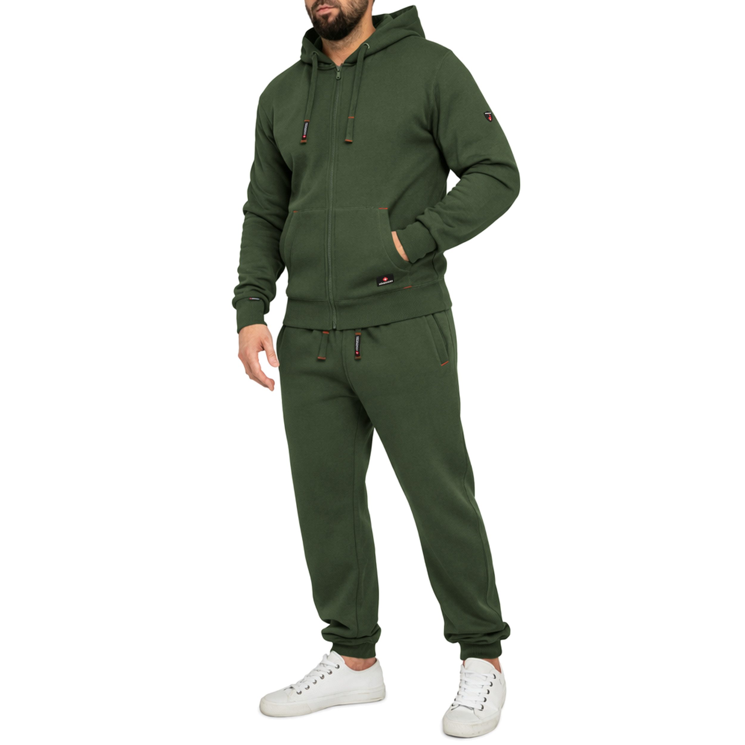 Höhenhorn Trainingsanzug Cozalp Herren Jogging Anzug für Männer Hausanzug Sport, Hochwertige Baumwolle, weiche Innenseite, angenehm warm
