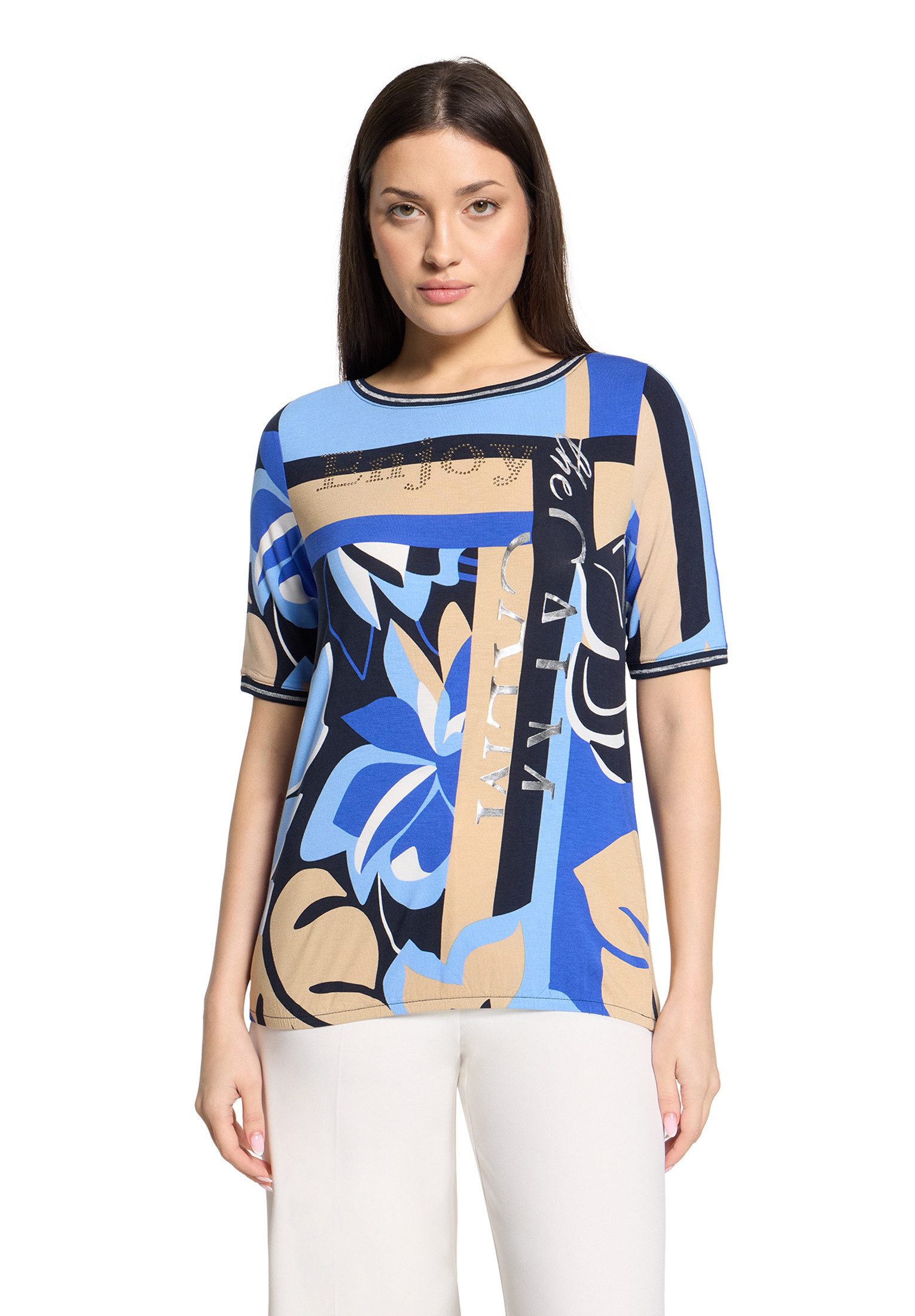 Betty Barclay Kurzarmshirt Damen mit Tunnelzug (1-tlg)