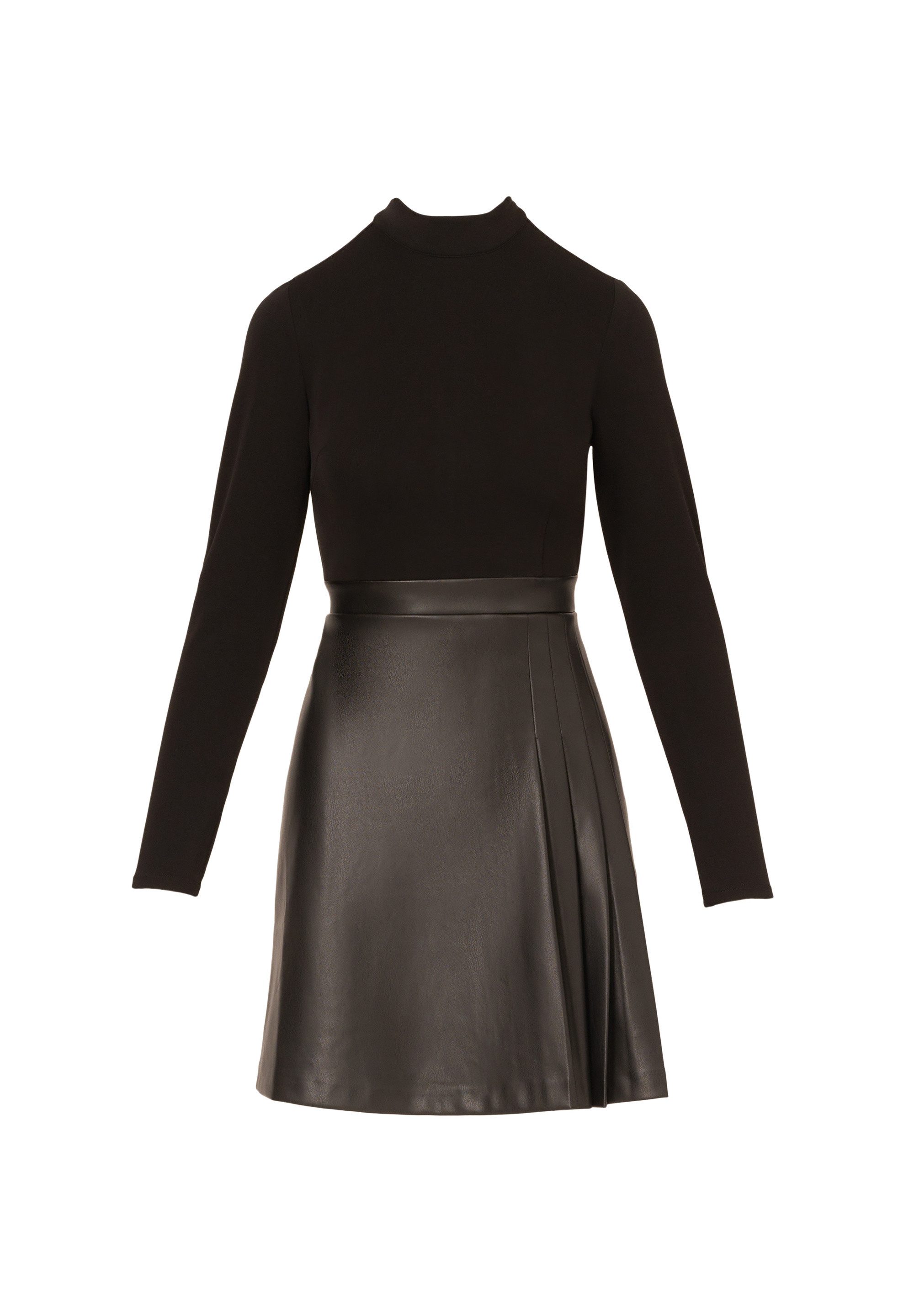 Adrianna Papell Etuikleid Ponte Faux Leather günstig online kaufen