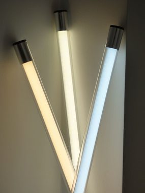 XENON LED Wandleuchte 6514 LED Leuchtstab 24 Watt warm weiß 2300 Lumen 153 cm Innen IP-20, LED Röhre T8, Lieferung inklusive 2 Klammern zur Befestigung an Wand oder Decke.