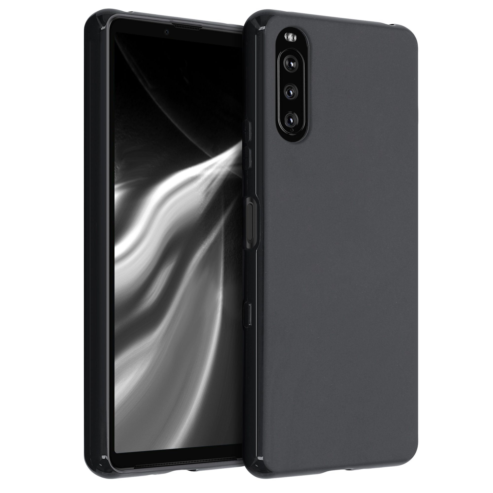 kwmobile Handyhülle Hülle für Sony Xperia 10 III, Hülle Silikon - Soft Handyhülle - Handy Case Cover