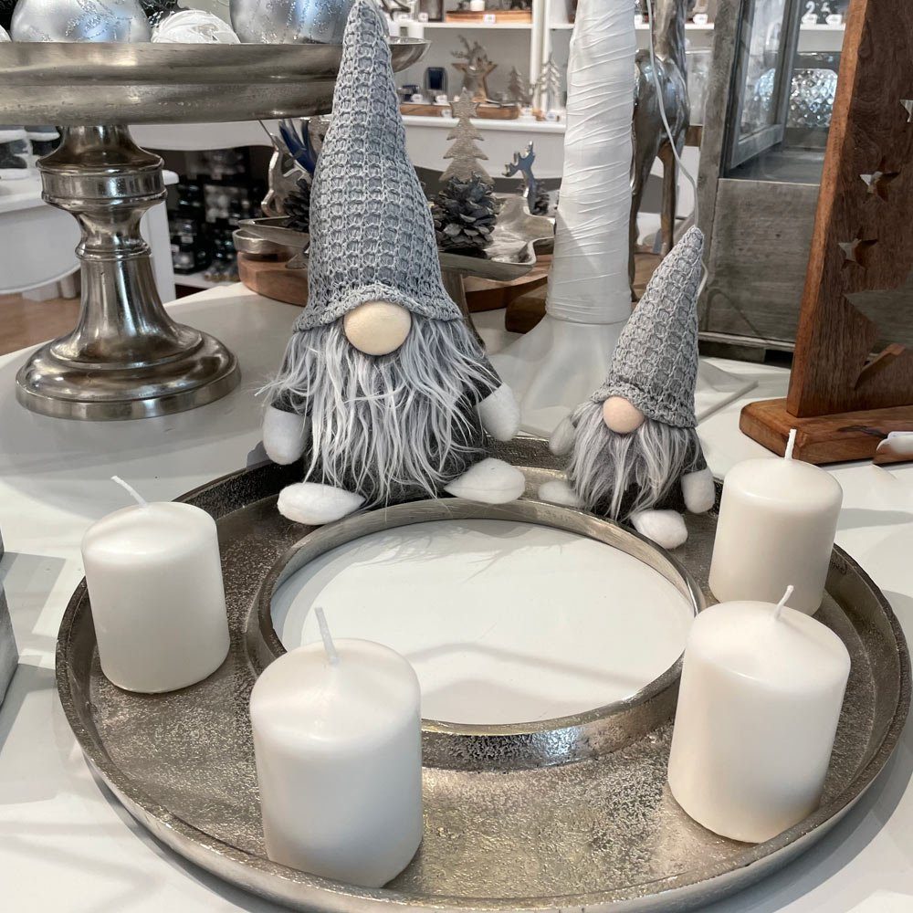 RIFFELMACHER & WEINBERGER Adventsleuchter Tablett Ringförmig aus Aluminium günstig online kaufen