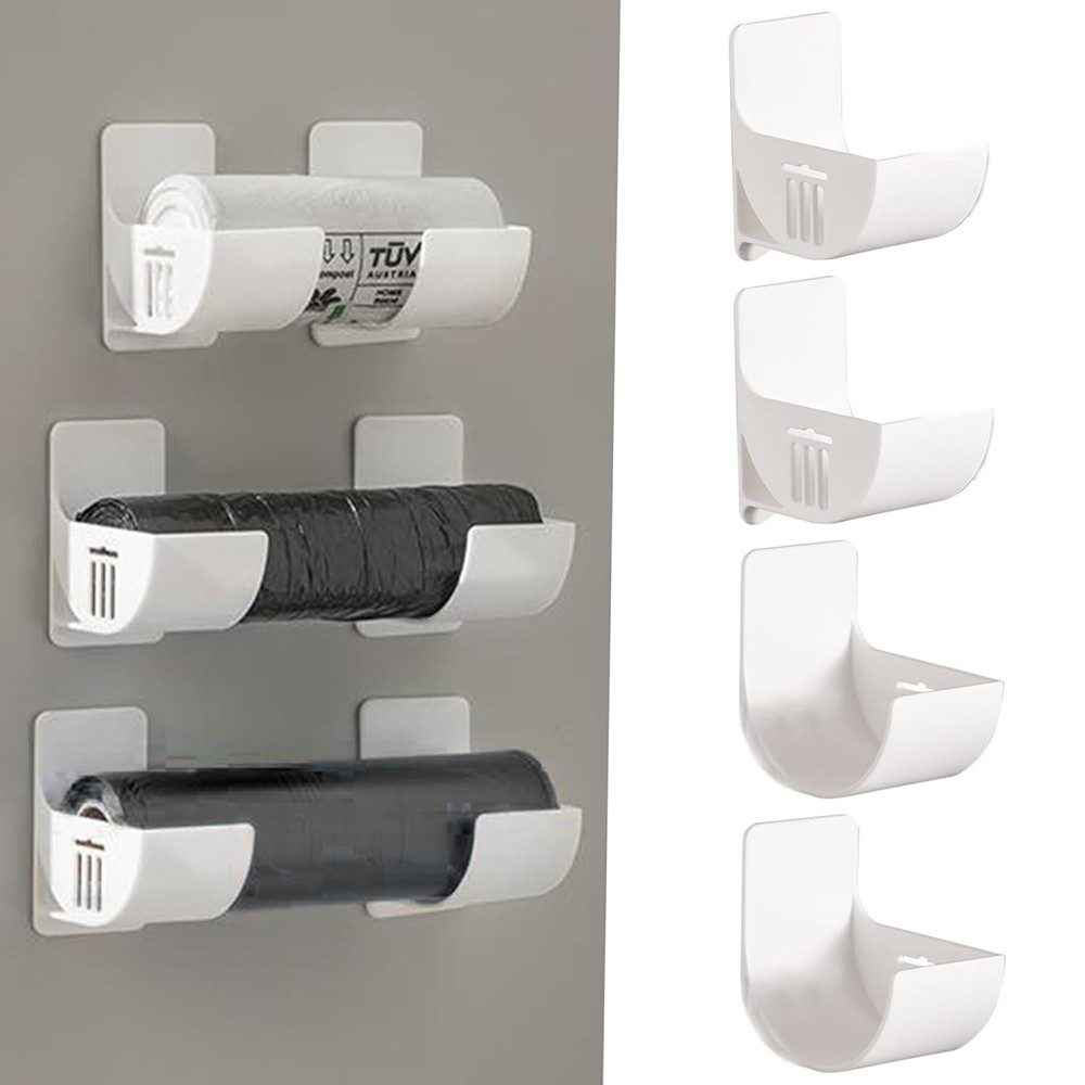 Coonoor Küchenorganizer-Set Küchenschranktür-Aufbewahrungsbox Plastiktütenhalter Organizer, (4-tlg)
