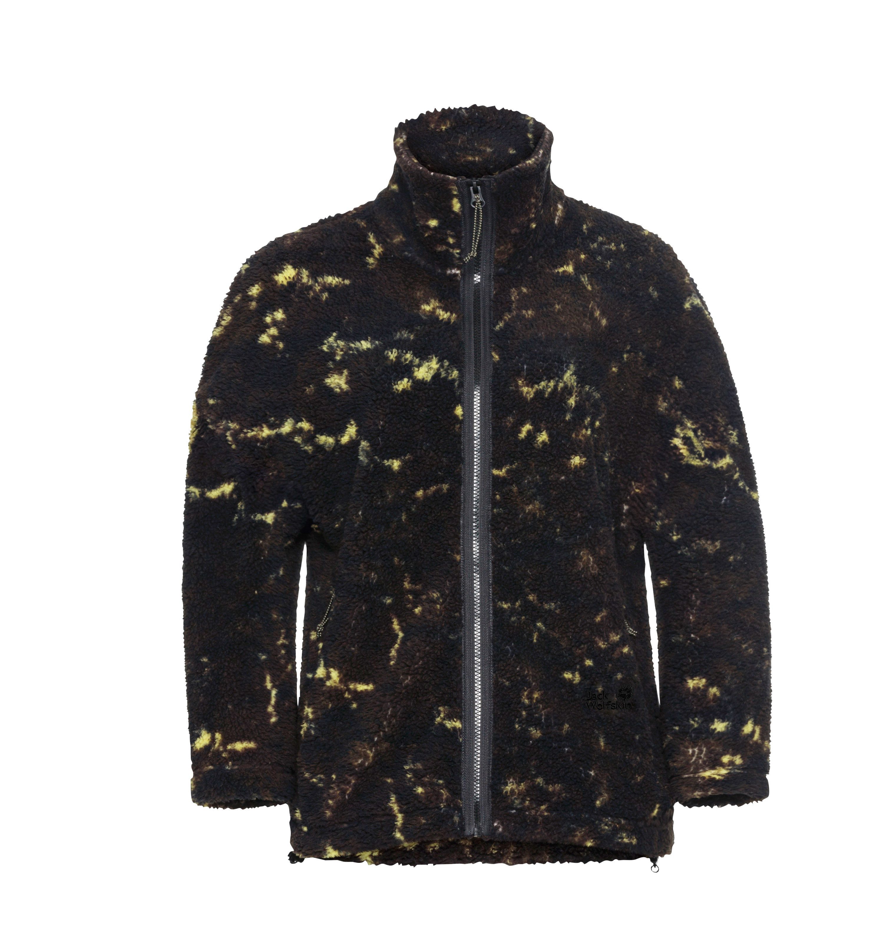Jack Wolfskin Fleecejacke winddicht, atmungsaktiv, mit Reißverschluss, aus Polyester, Langarm