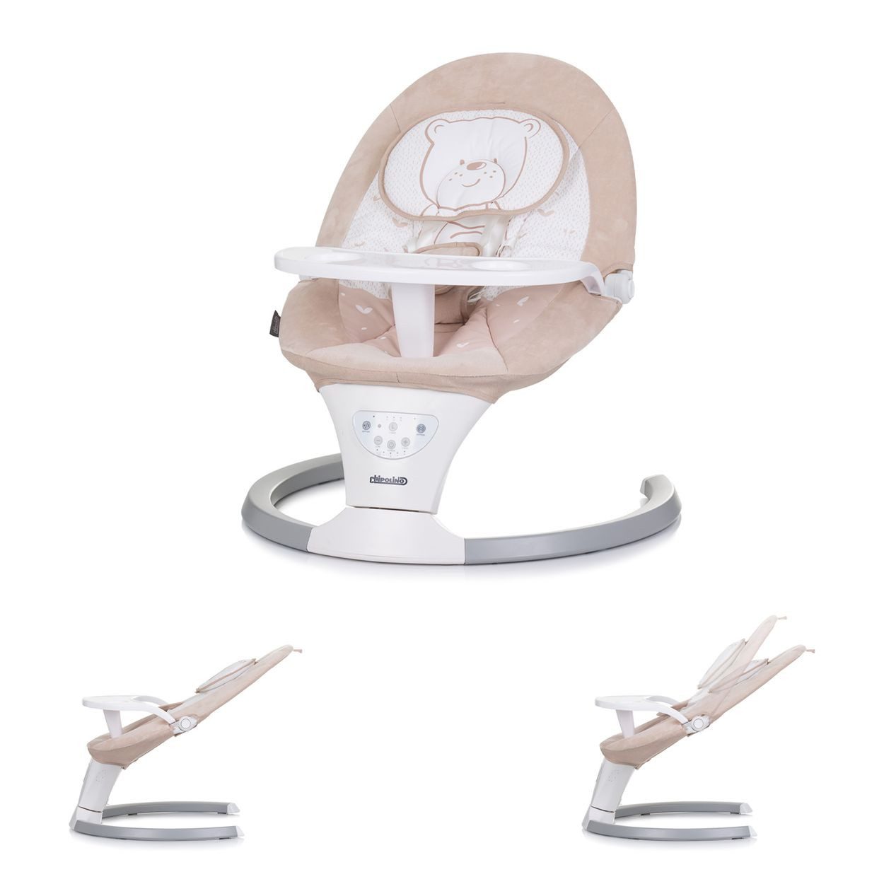 Chipolino Babywippe Babywippe Lera Musik, Gurt, Kissen, Fernbedienung, Timer