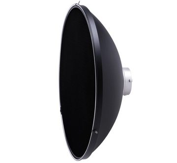 ayex Durchlichtschirm Beauty Dish Lichtformer für Bowens 55cm mit Wabenvorsatz und Diffusor