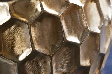 riess-ambiente Couchtisch ORGANIC ORIENT Ø55cm gold (Einzelartikel, 1-St), Wohnzimmer · Metall · rund · Hammerschlag-Design · Handmade