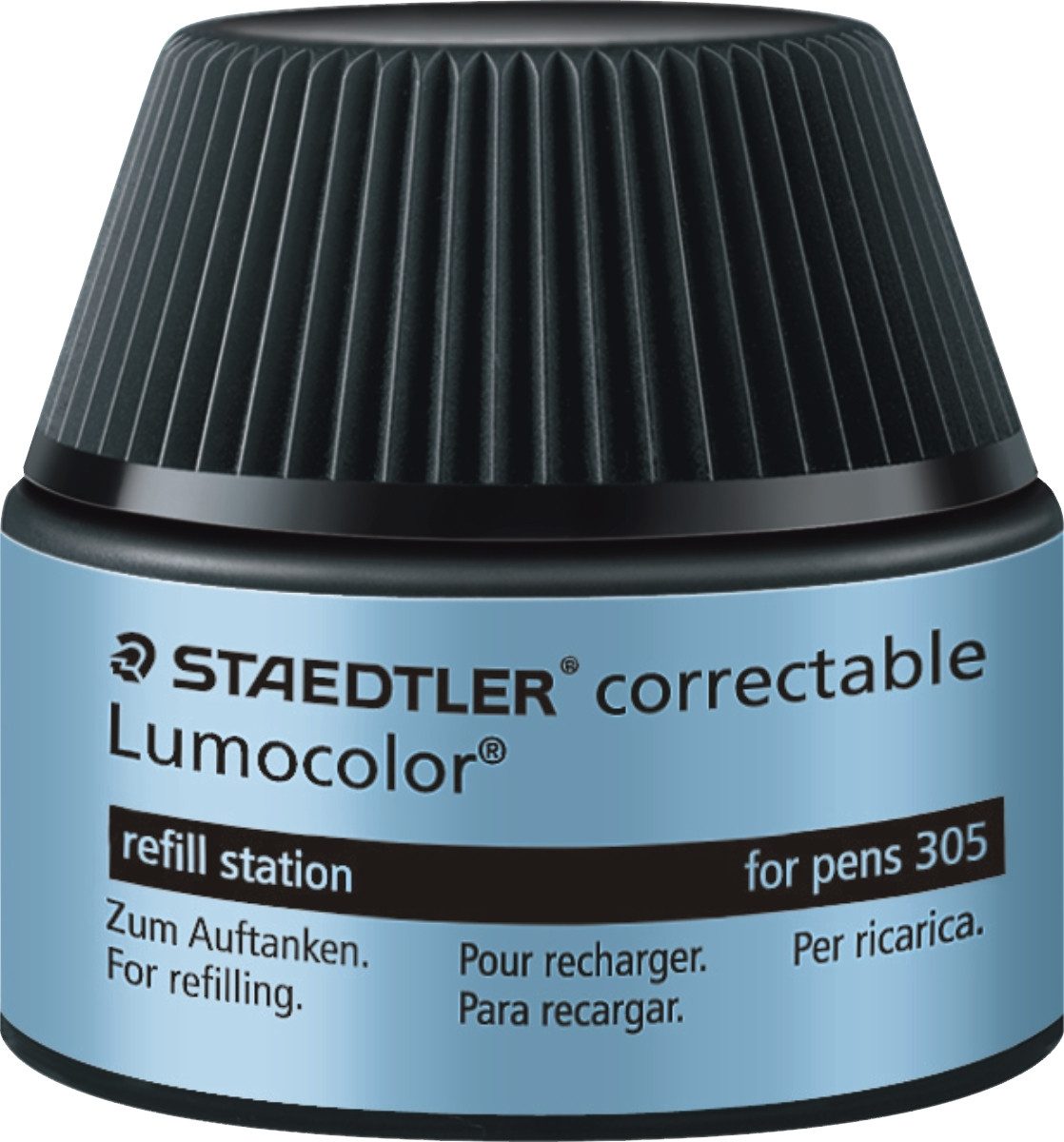 STAEDTLER Füllhalter Nachfüllstation Lumocolor correctable schwarz