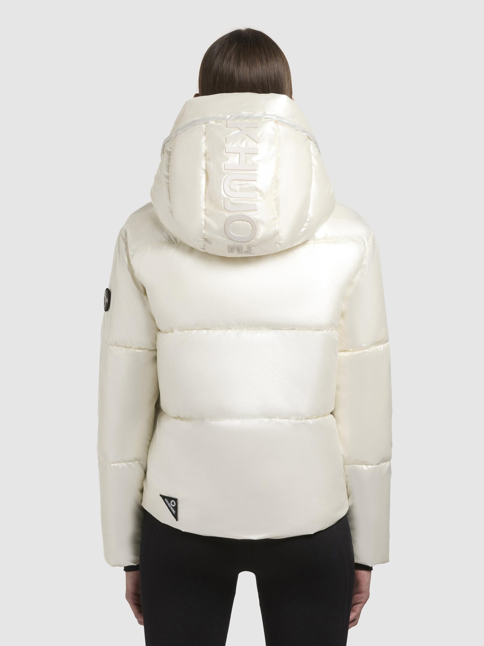khujo Steppjacke Devina Shiny-YM Glänzende kurze Winterjacke für Damen