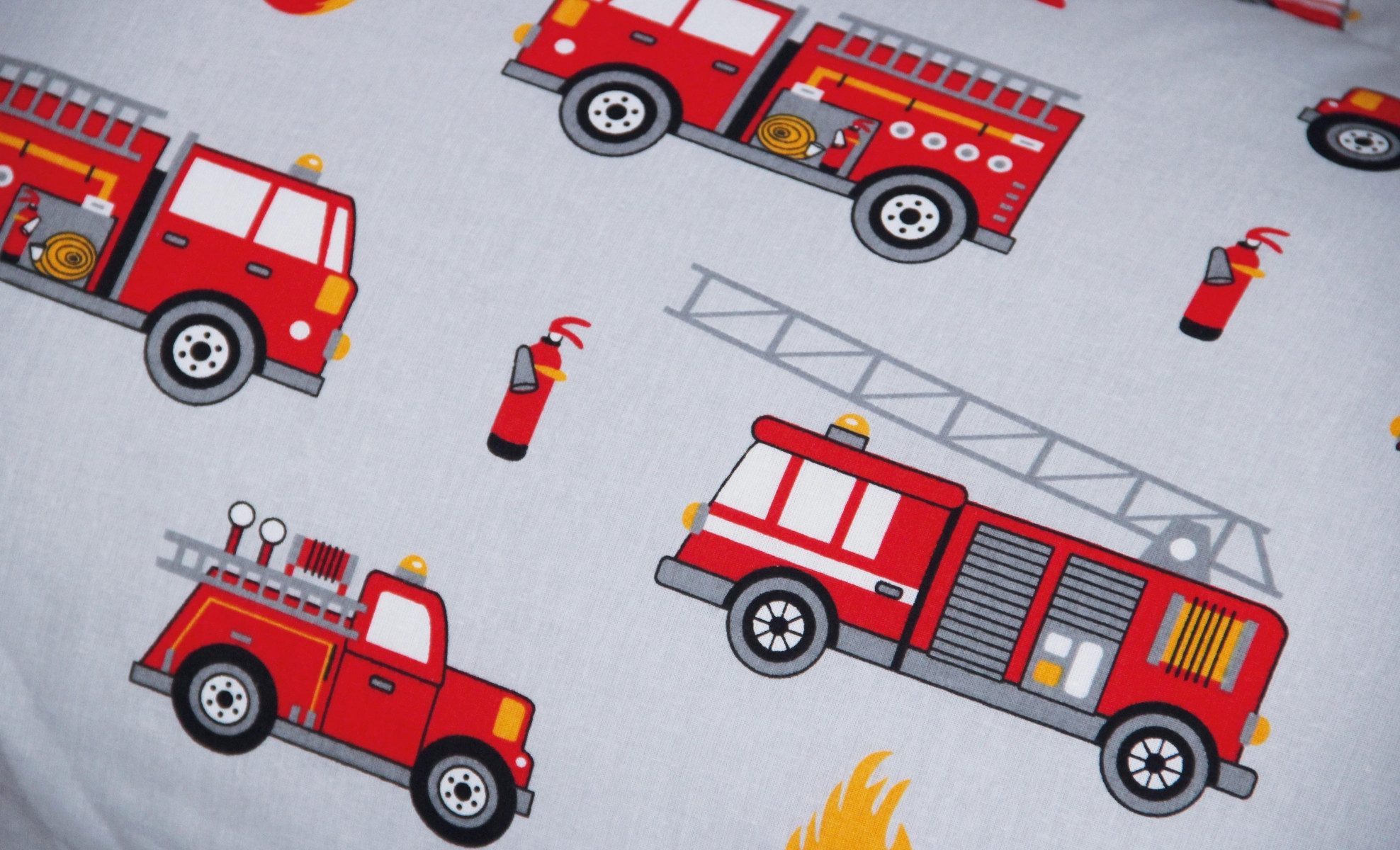 Heubergshop Seitenschläferkissenbezug, (1 Stück), 40x145cm Feuerwehr grau r günstig online kaufen