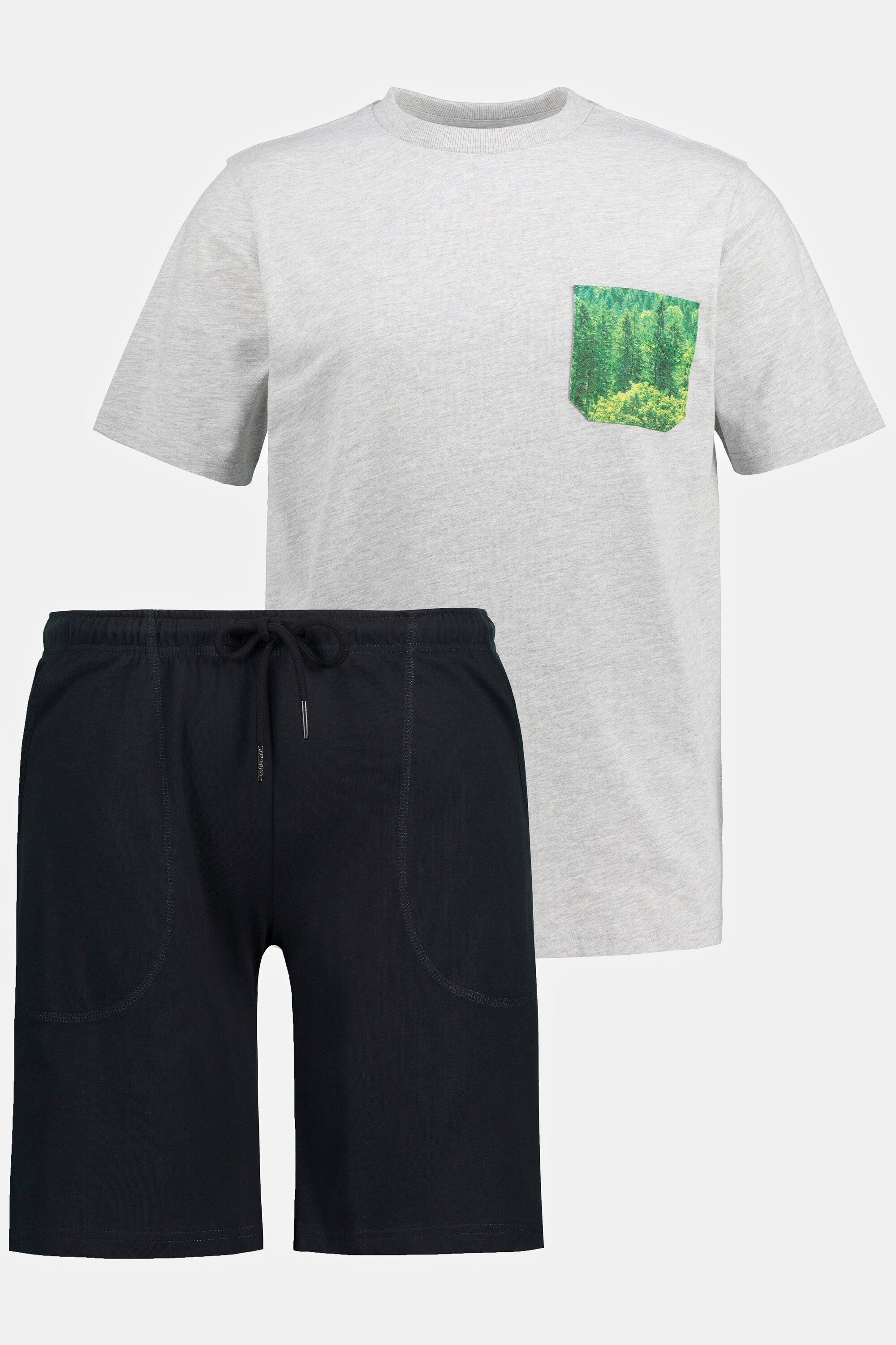 JP1880 Shirt Schlafanzug Hose kurze Zweiteiler Schlafanzug