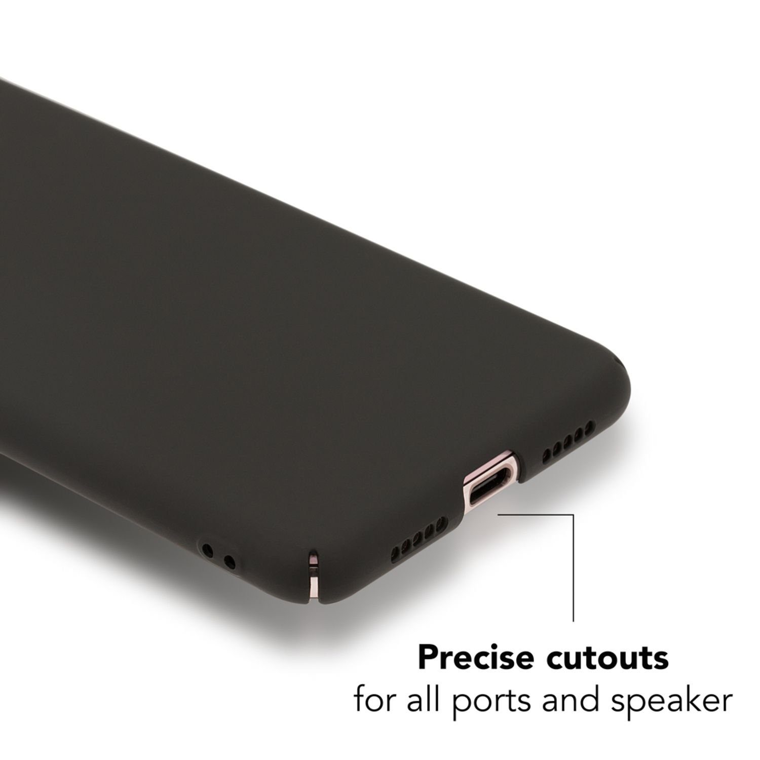 Nalia Smartphone-Hülle Huawei P20, Ultra Dünne 0,5mm Hülle / Mattes Hardcase / Silk Touch / Extra Leicht