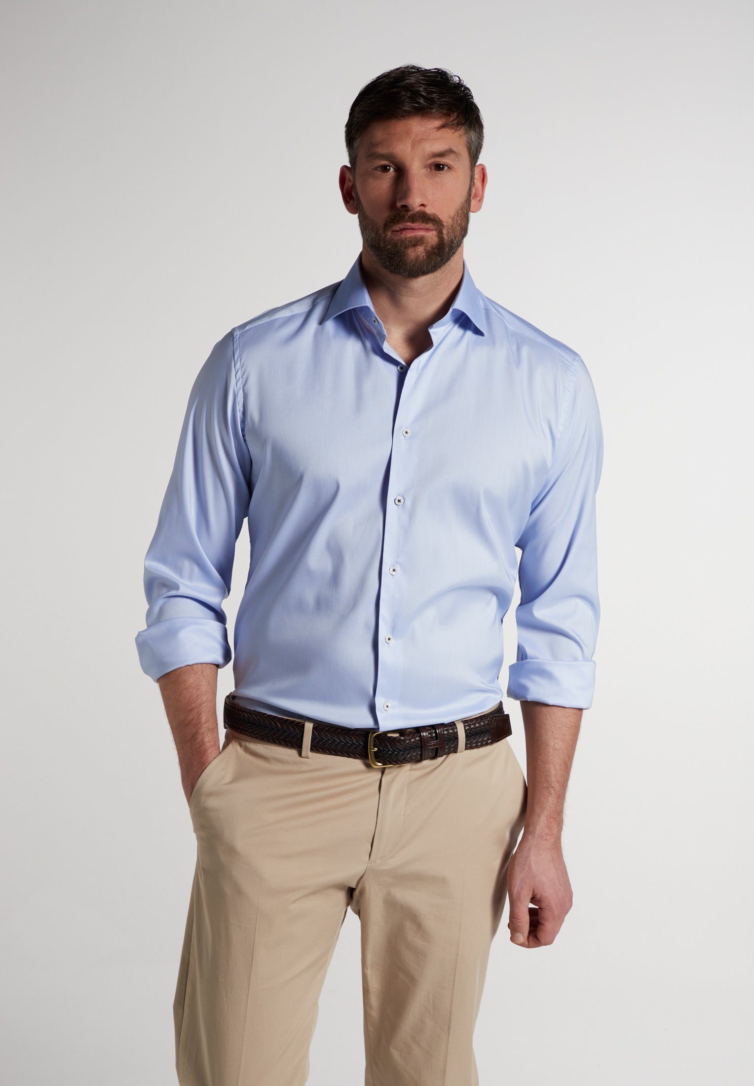 Eterna Langarmhemd MODERN FIT EASY IRON günstig online kaufen