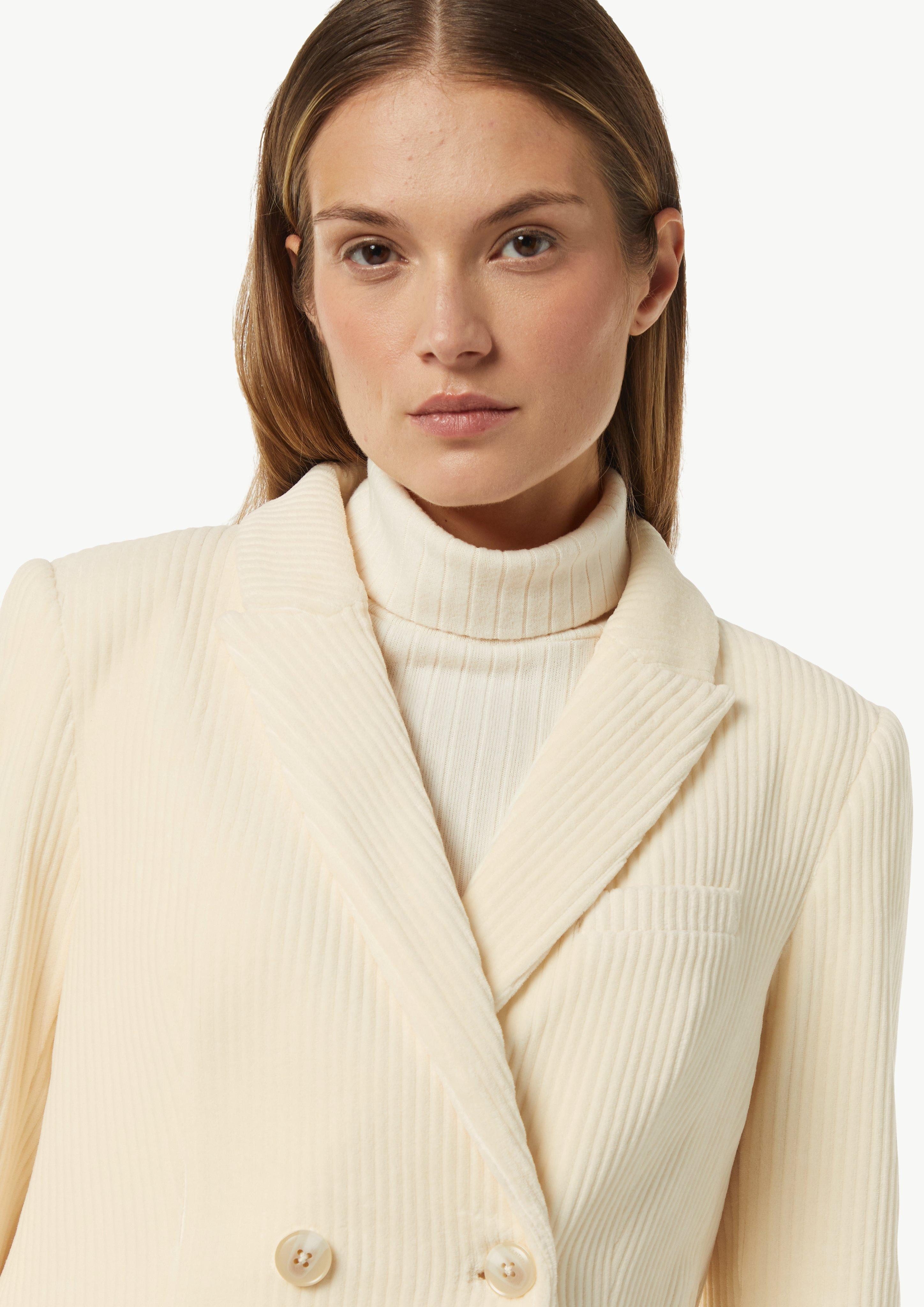 comma casual identity Blusenblazer Doppelreihiger Cord-Blazer günstig online kaufen