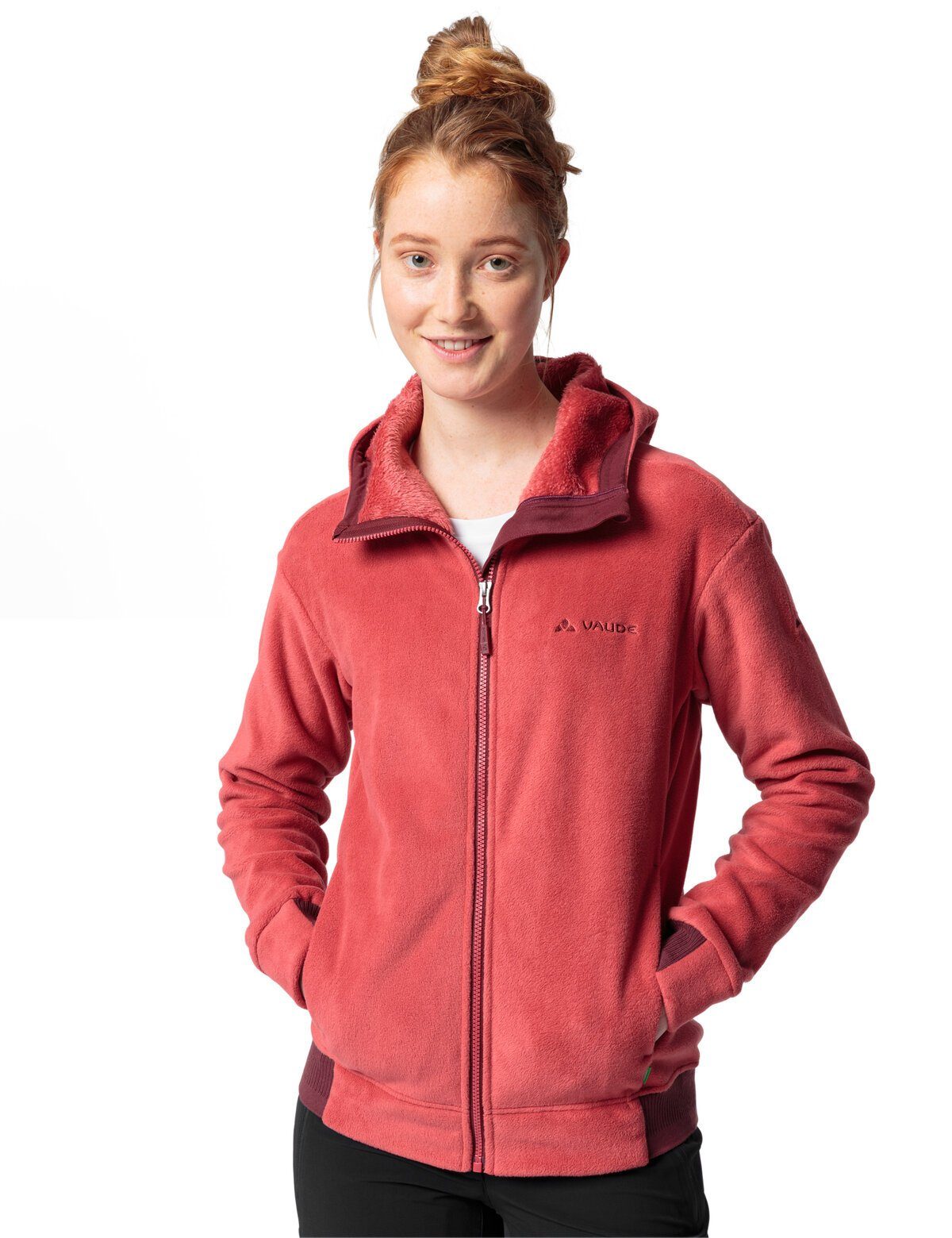 (1-St) brick Women's Neyland kompensiert VAUDE Fleece Hoody Klimaneutral Outdoorjacke