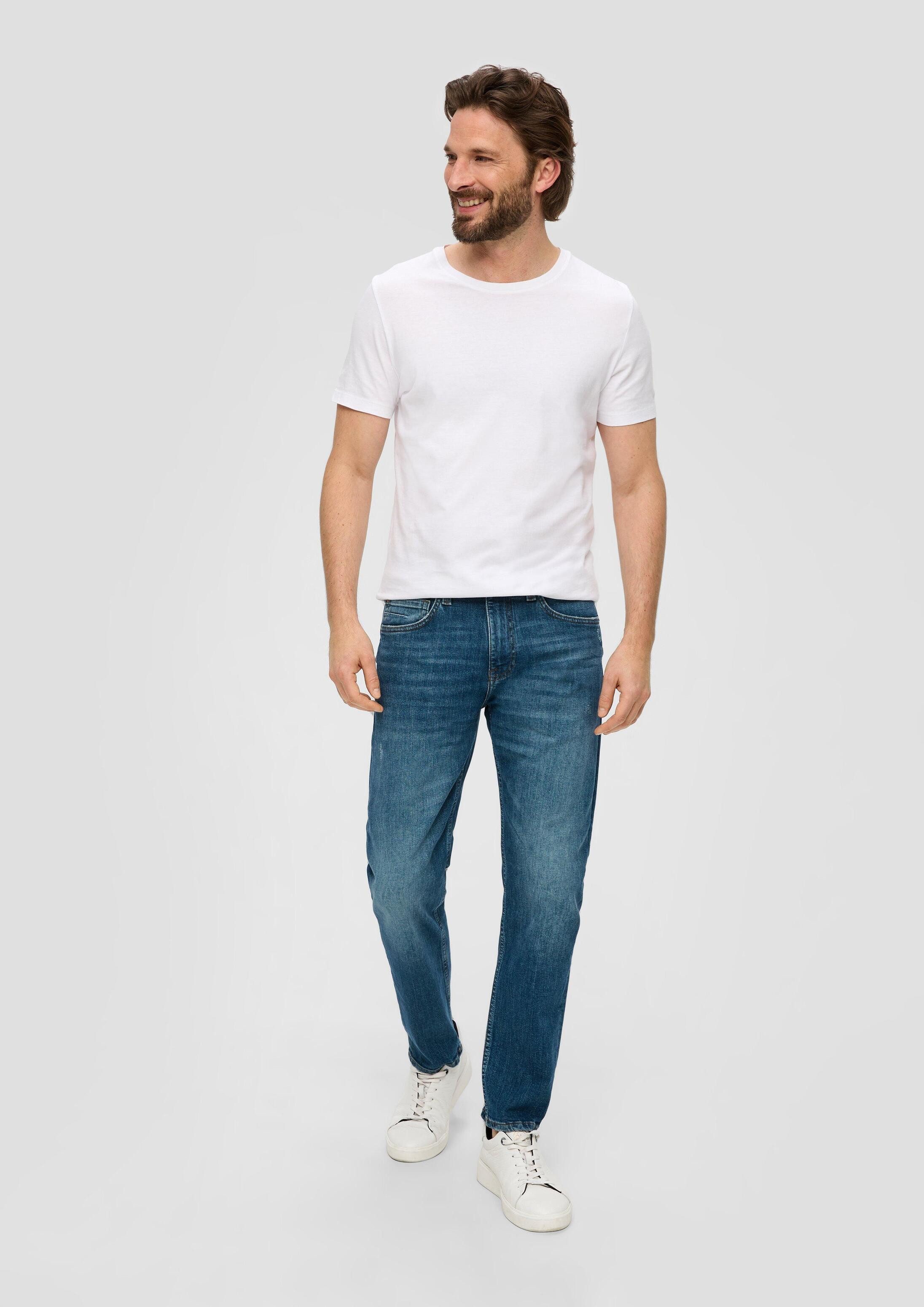 s.Oliver Regular-fit-Jeans Jeans-Hose MAURO Jeans Mauro / Regular Fit / High Rise / Tapered Leg