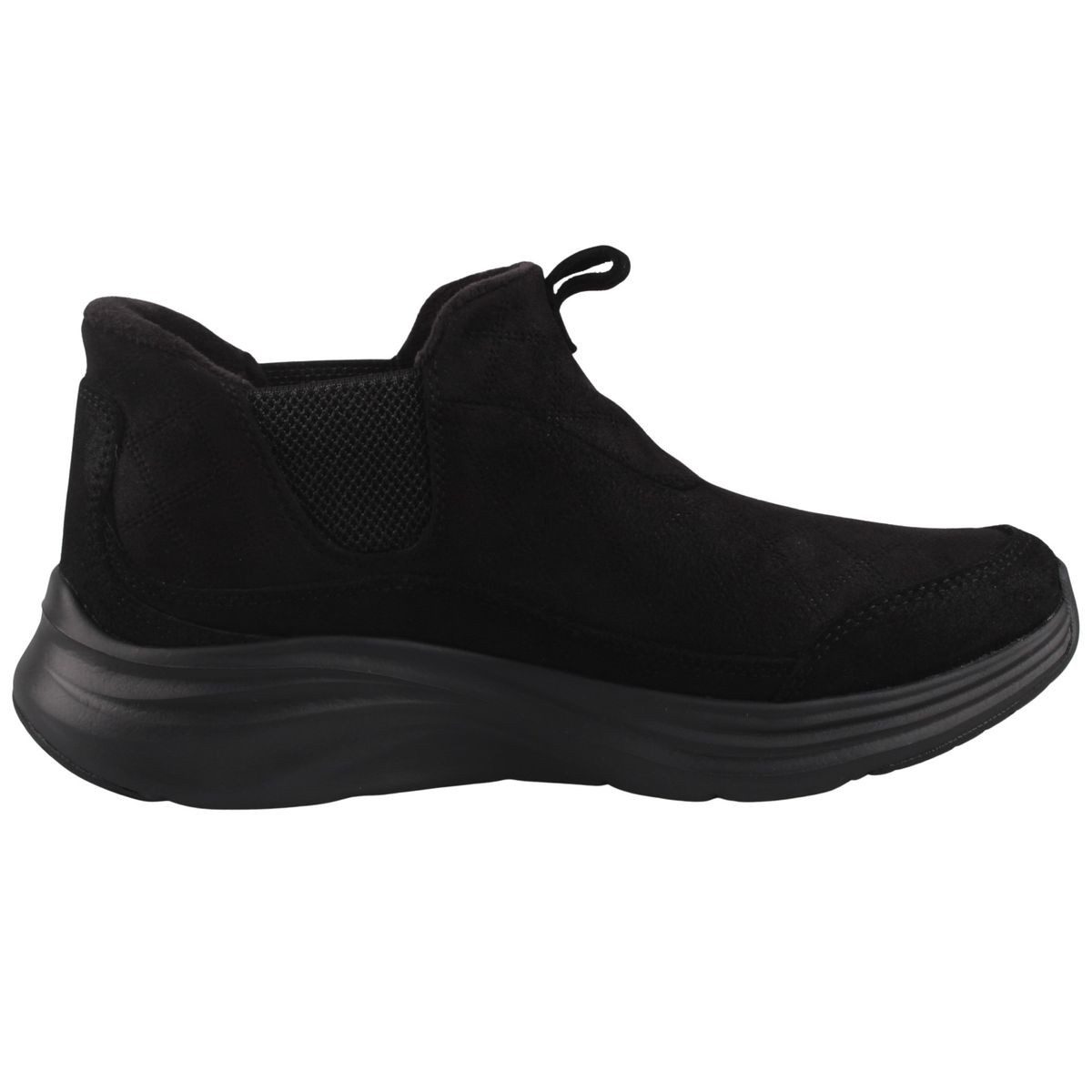 Skechers 168173-BBK Slipper Slip-in-Halbschuh mit schmutzabweisendem Velourleder – Bild 2 von 5