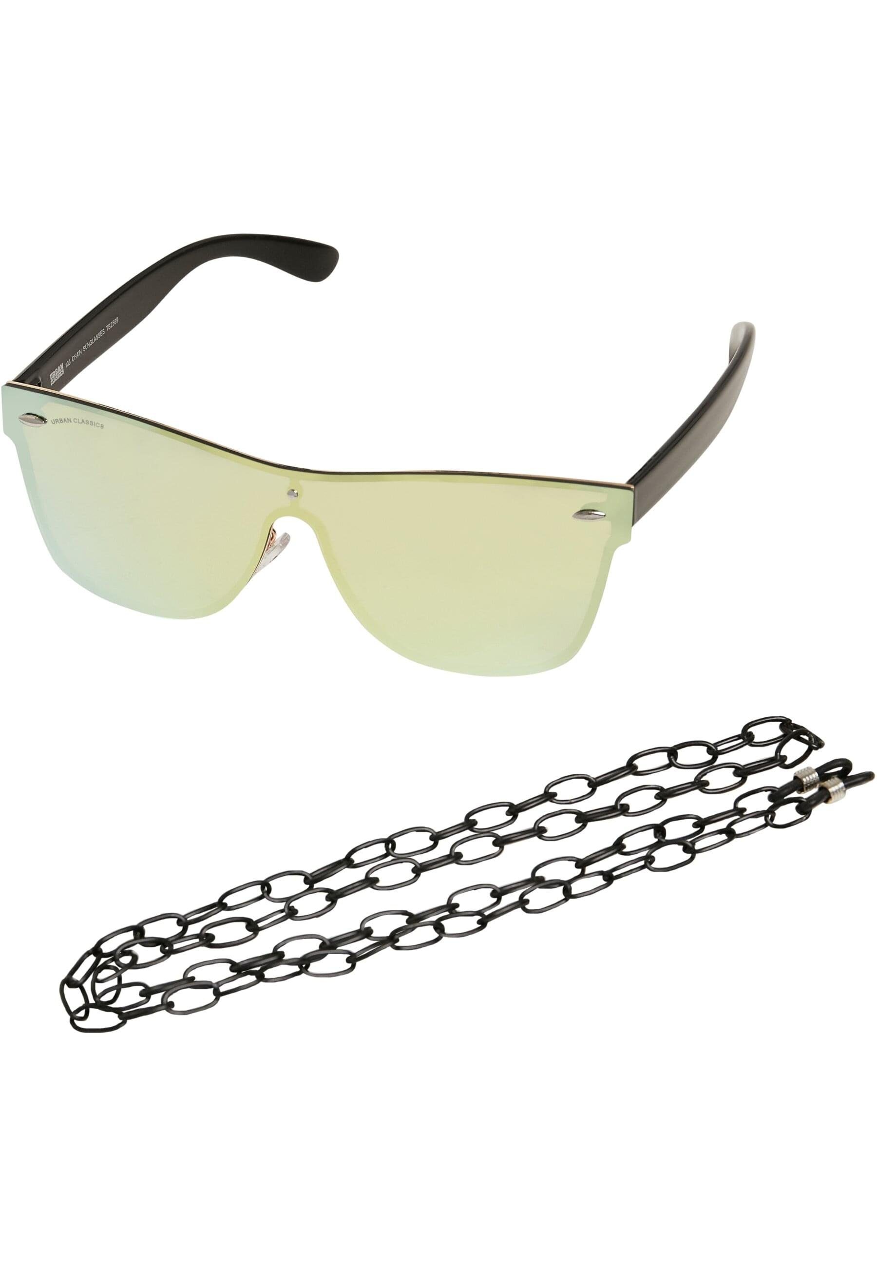 Unisex CLASSICS 103 Sonnenbrille URBAN mirror black/gold Chain Sunglasses