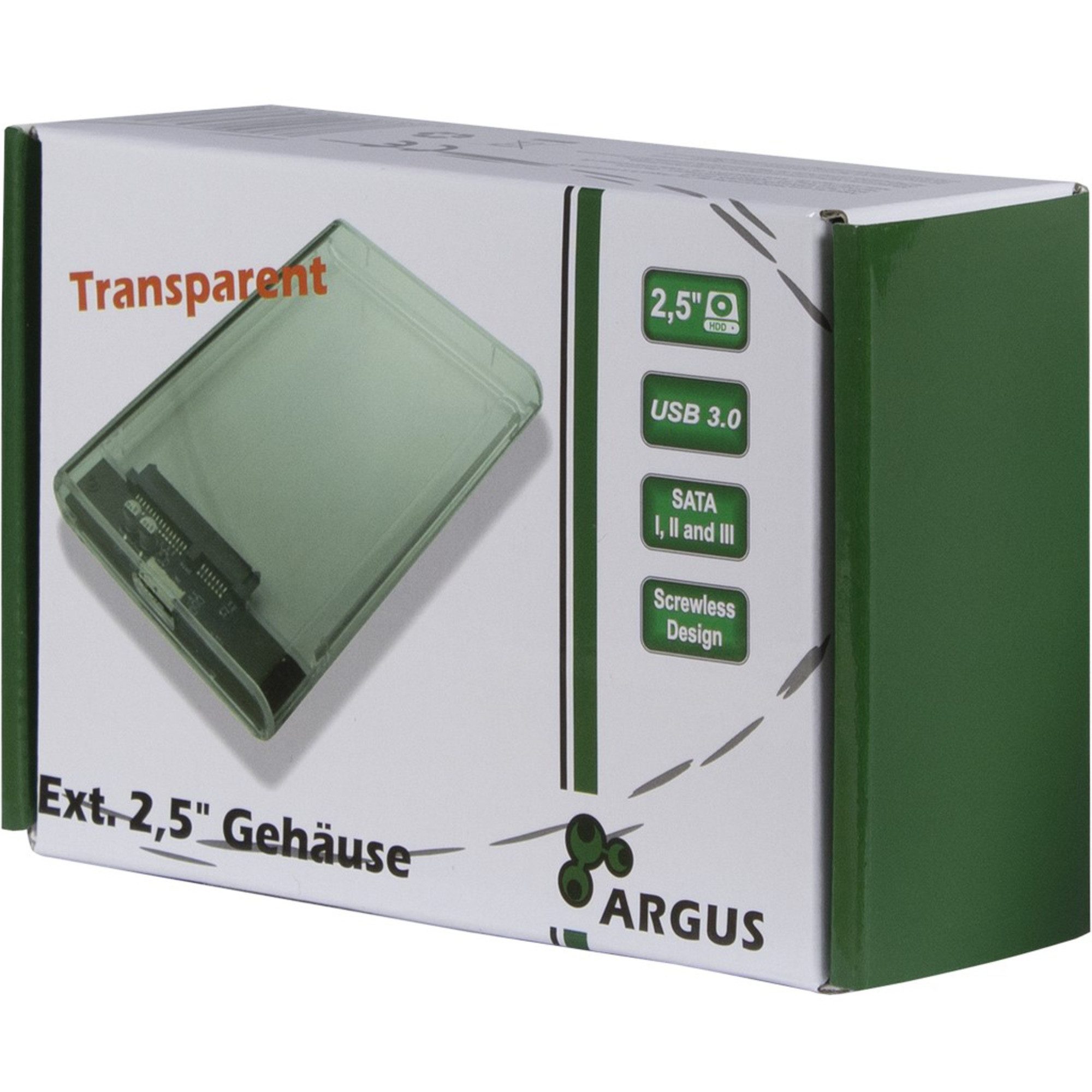 Inter-Tech Festplatten-Gehäuse Inter-Tech Argus GD-25000, Laufwerksgehäuse