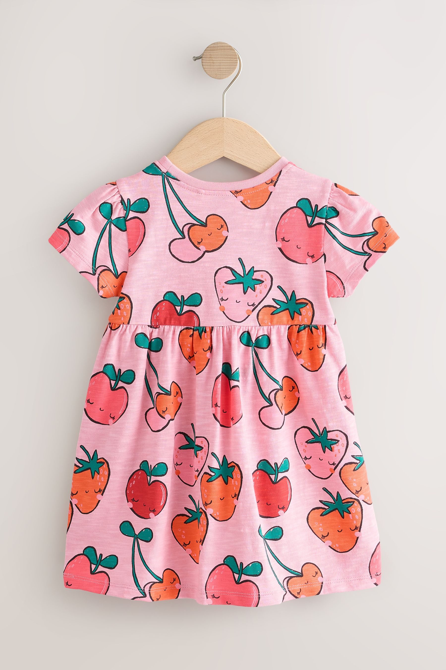 Next Jerseykleid Kurzärmeliges Jersey-Sommerkleid (1-tlg) günstig online kaufen