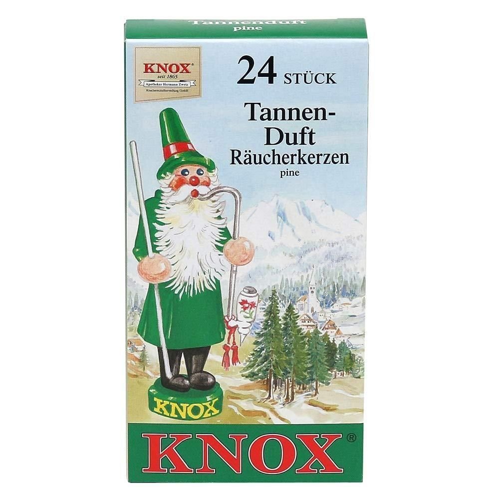 KNOX Räucherkegel 4 Päckchen Räucherkerzen- Tanne - 24er Packung