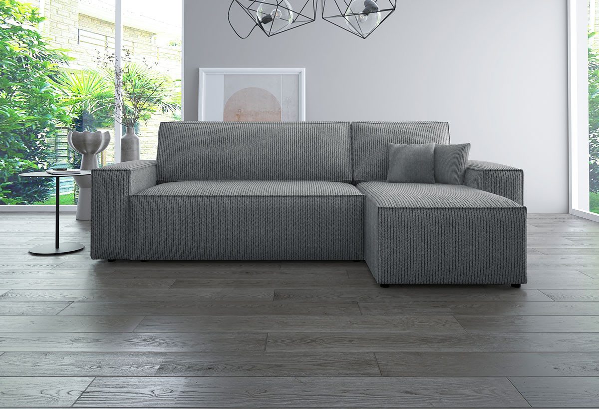 Luxusbetten24 Ecksofa Lazy, 244 cm breit, günstig online kaufen