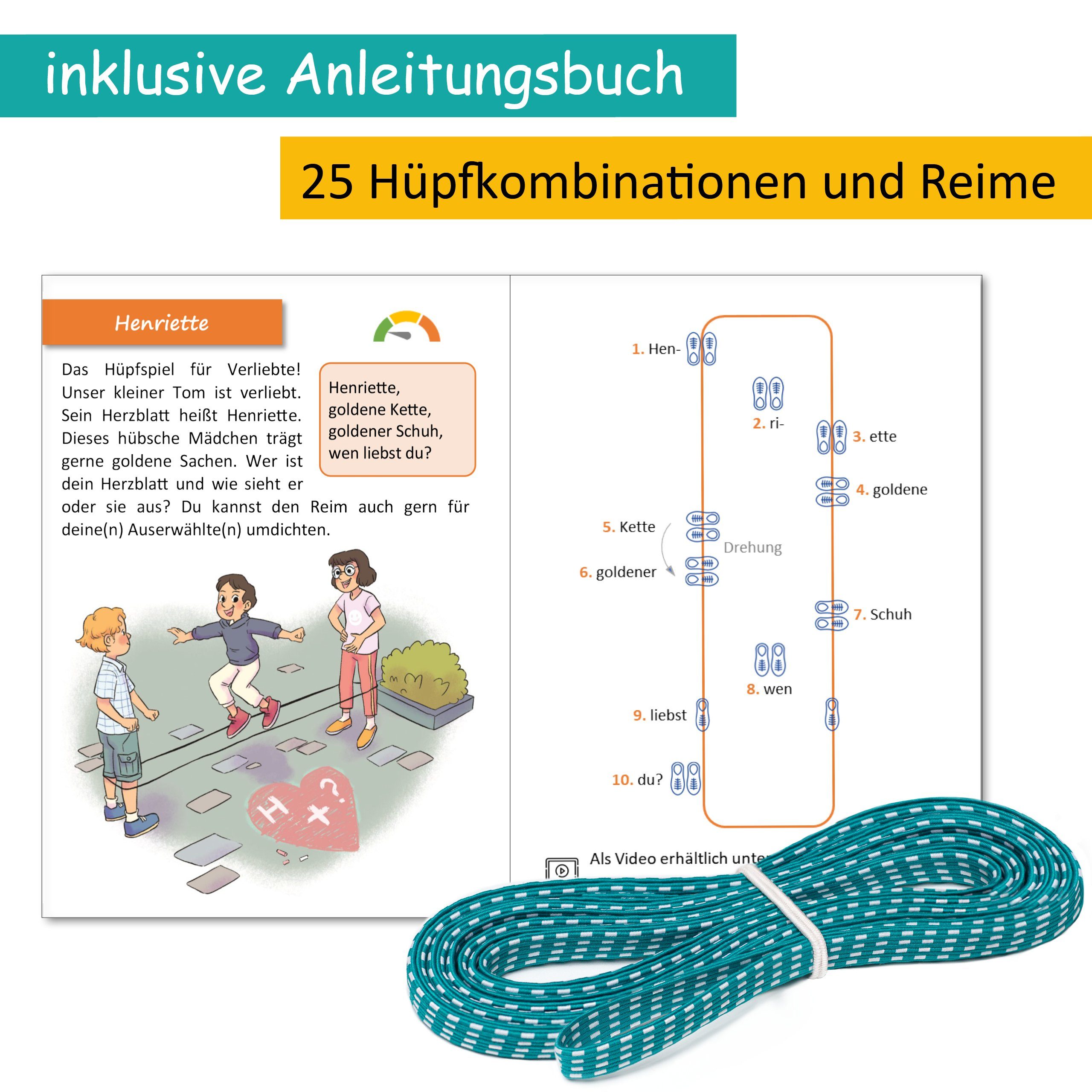 GLÜCKSWOLKE Hüpfspielzeug Gummitwist + Buch mit günstig online kaufen