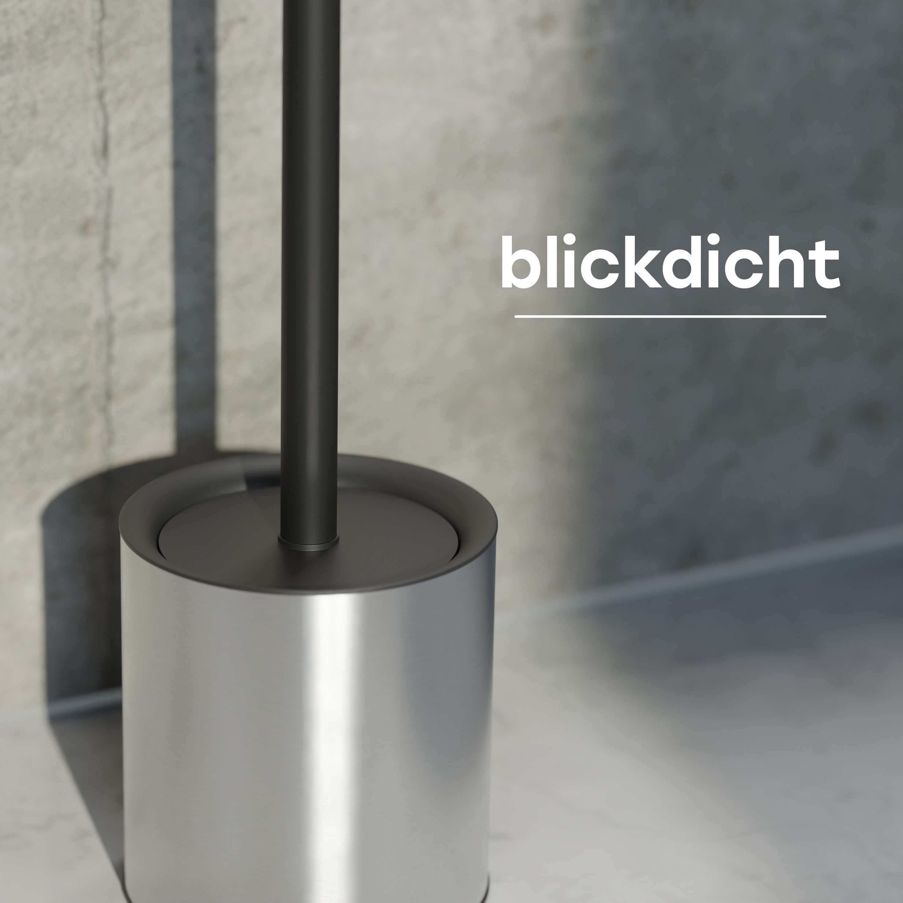 SAVEGA WC-Reinigungsbürste SAVEGA - Klobürste Silikon Edelstahl, Gästewc, Toiletten, Badezimmer, (Packung, 2-tlg), hygienische Silikonborsten, schnelltrocknend,wasserabweisend